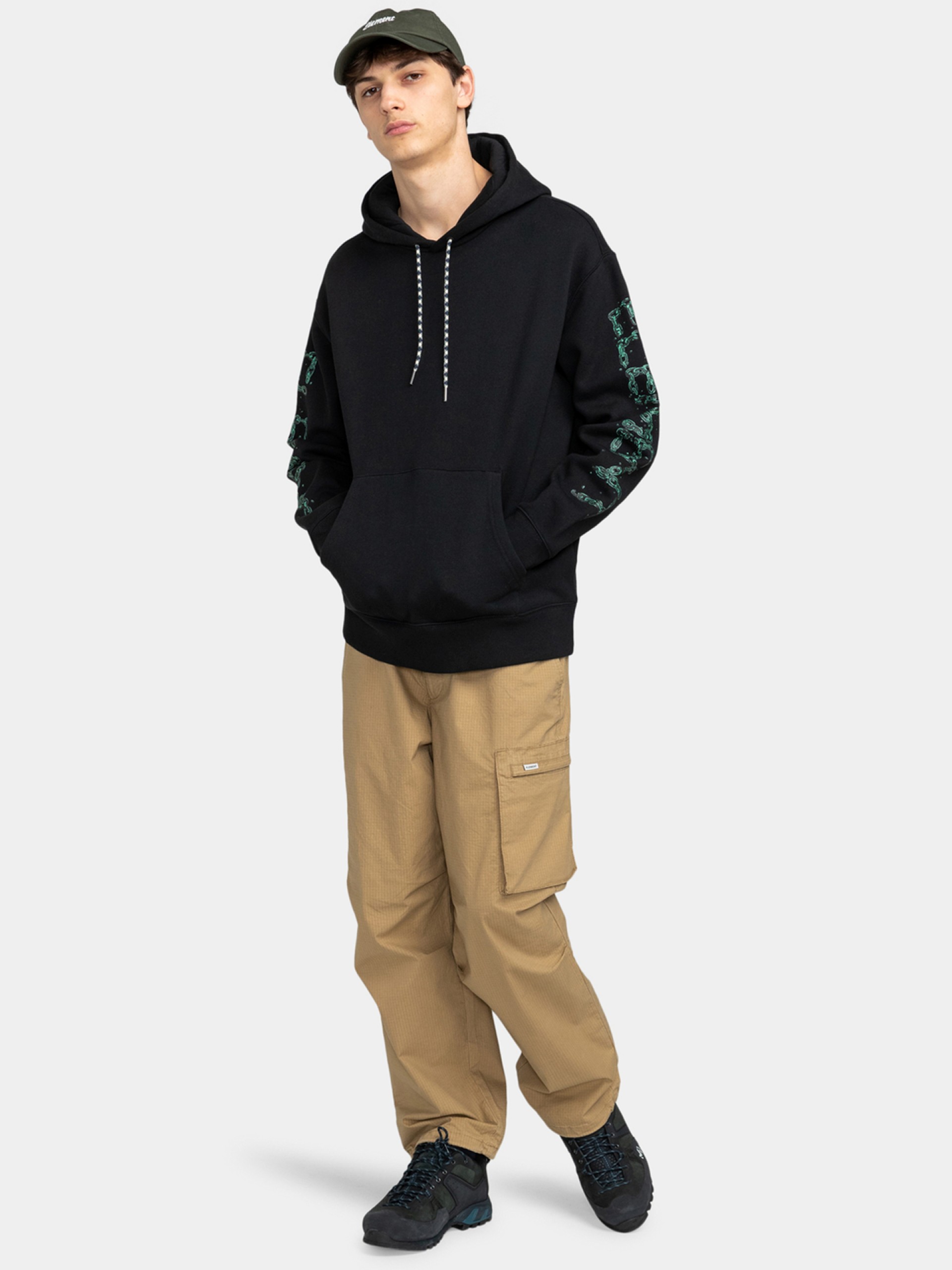 Sudadera con Capucha Element Hirotton Leopard