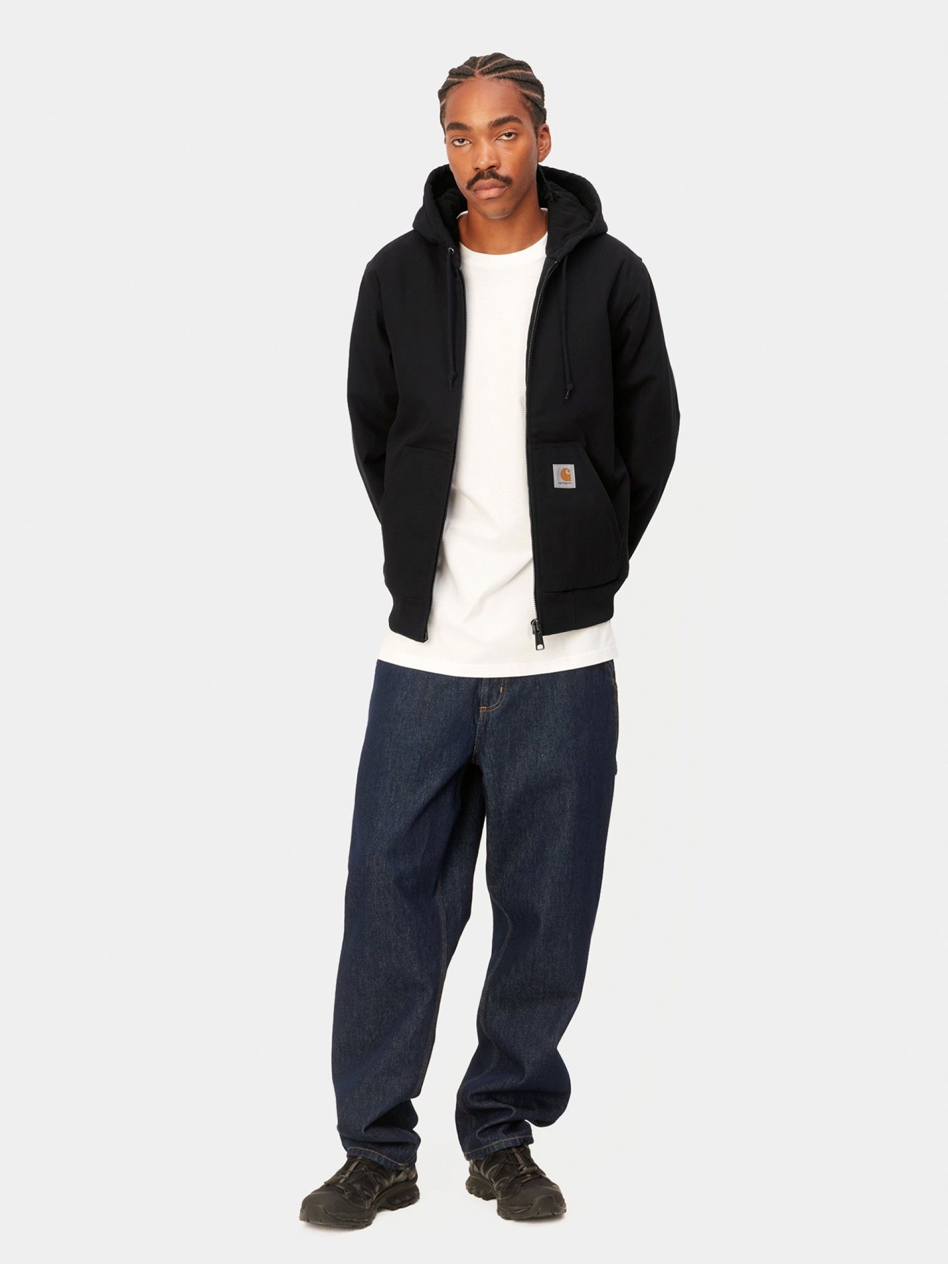 Casaco com Capuz Carhartt WIP Active (Winter) Preto