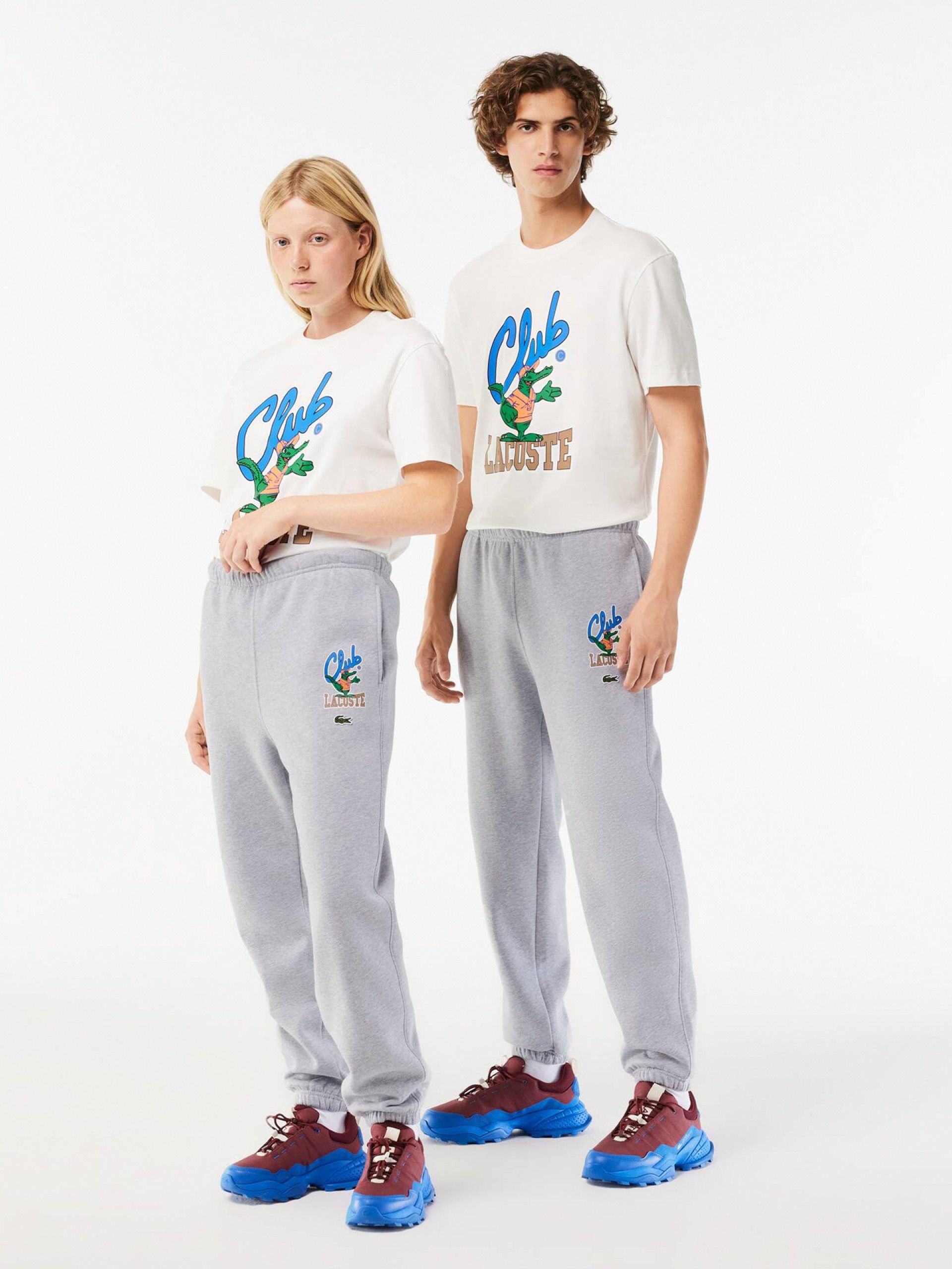 Calças Lacoste Iconic Print Jogger Track