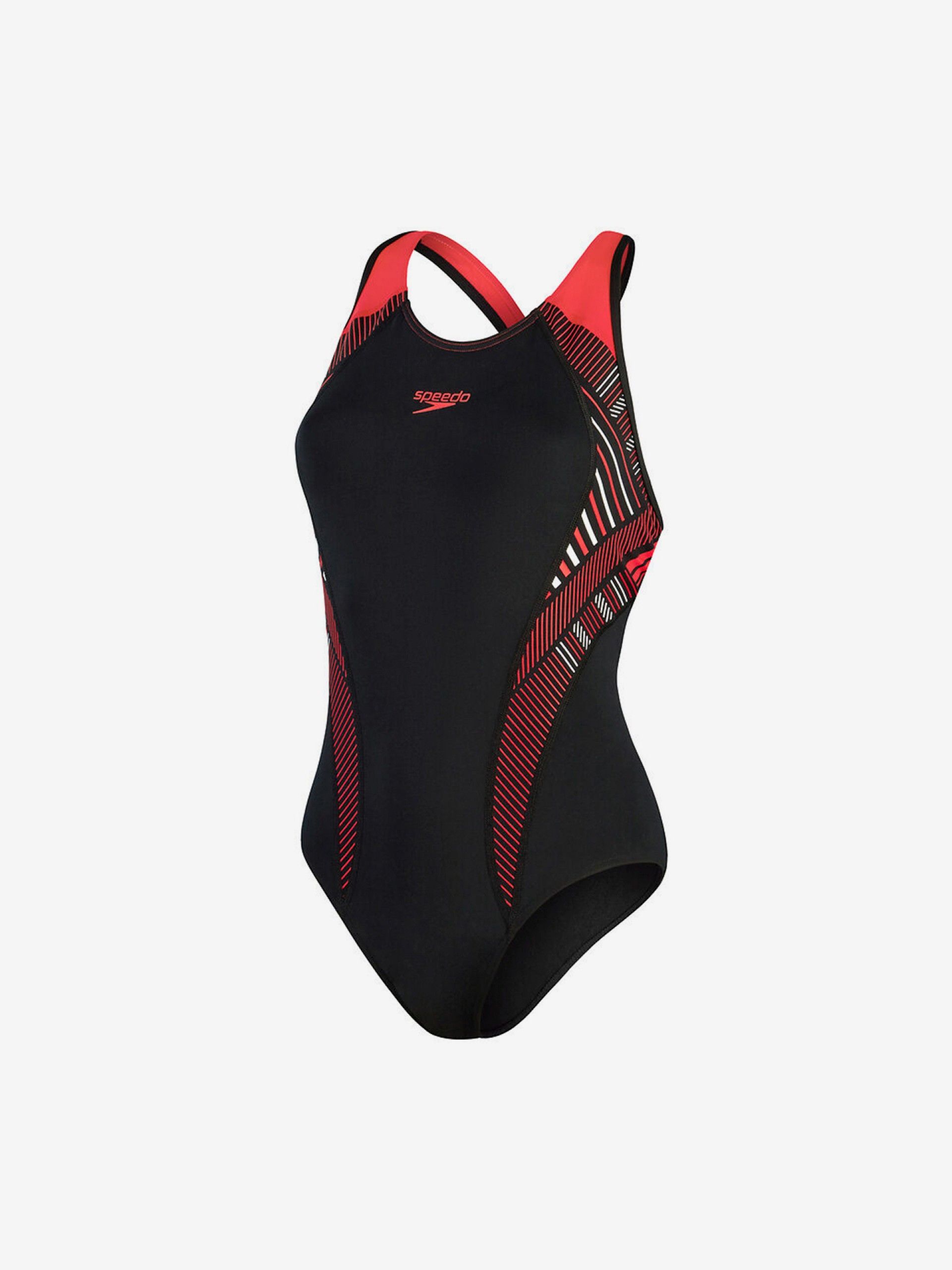 Speedo Placement Laneback Swimsuit