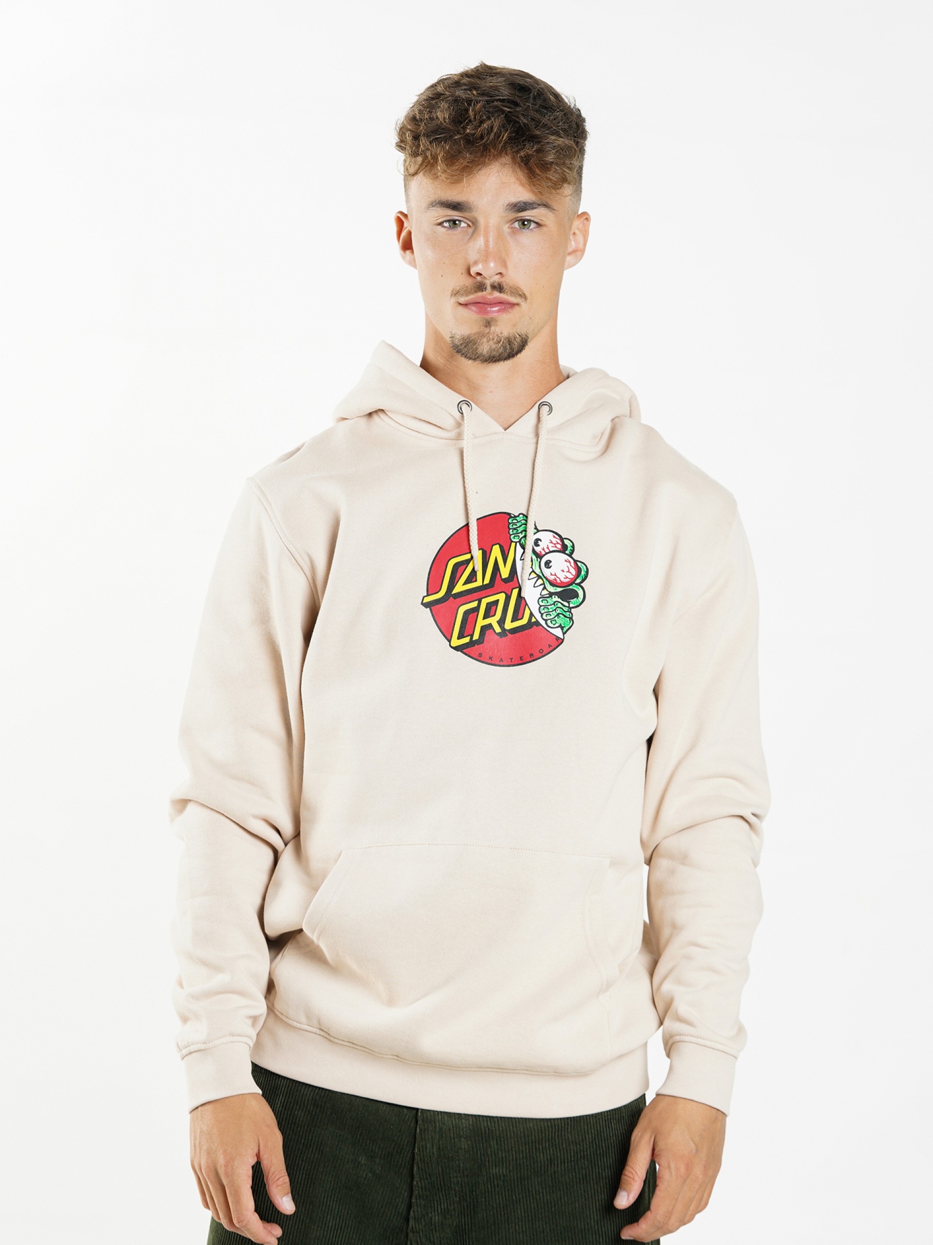 Santa Cruz Beware Dot Front Hood Hoodie