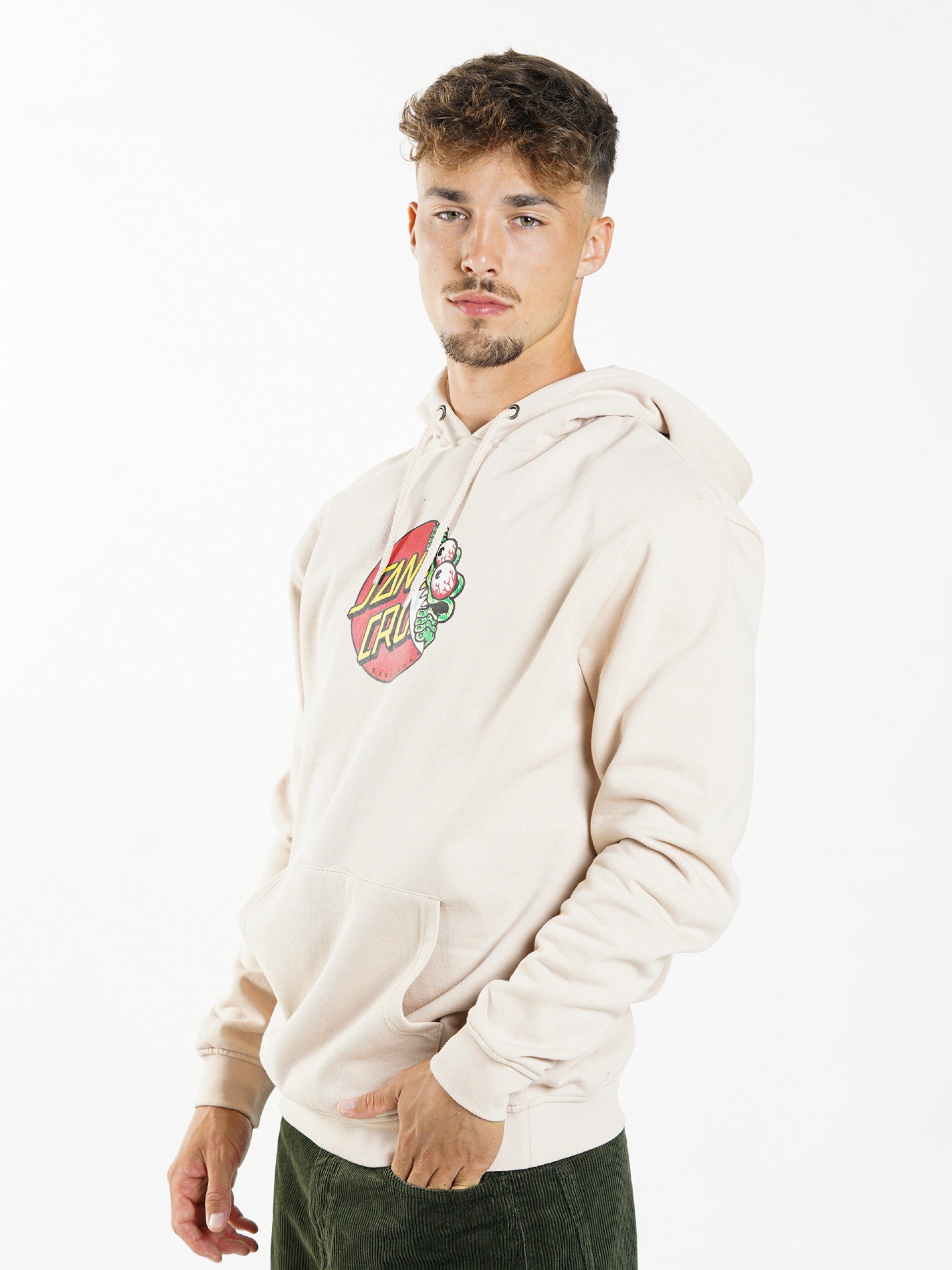 Santa Cruz Beware Dot Front Hood Hoodie