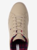 Tommy Hilfiger Essential Leather Tartan Lined Sneakers