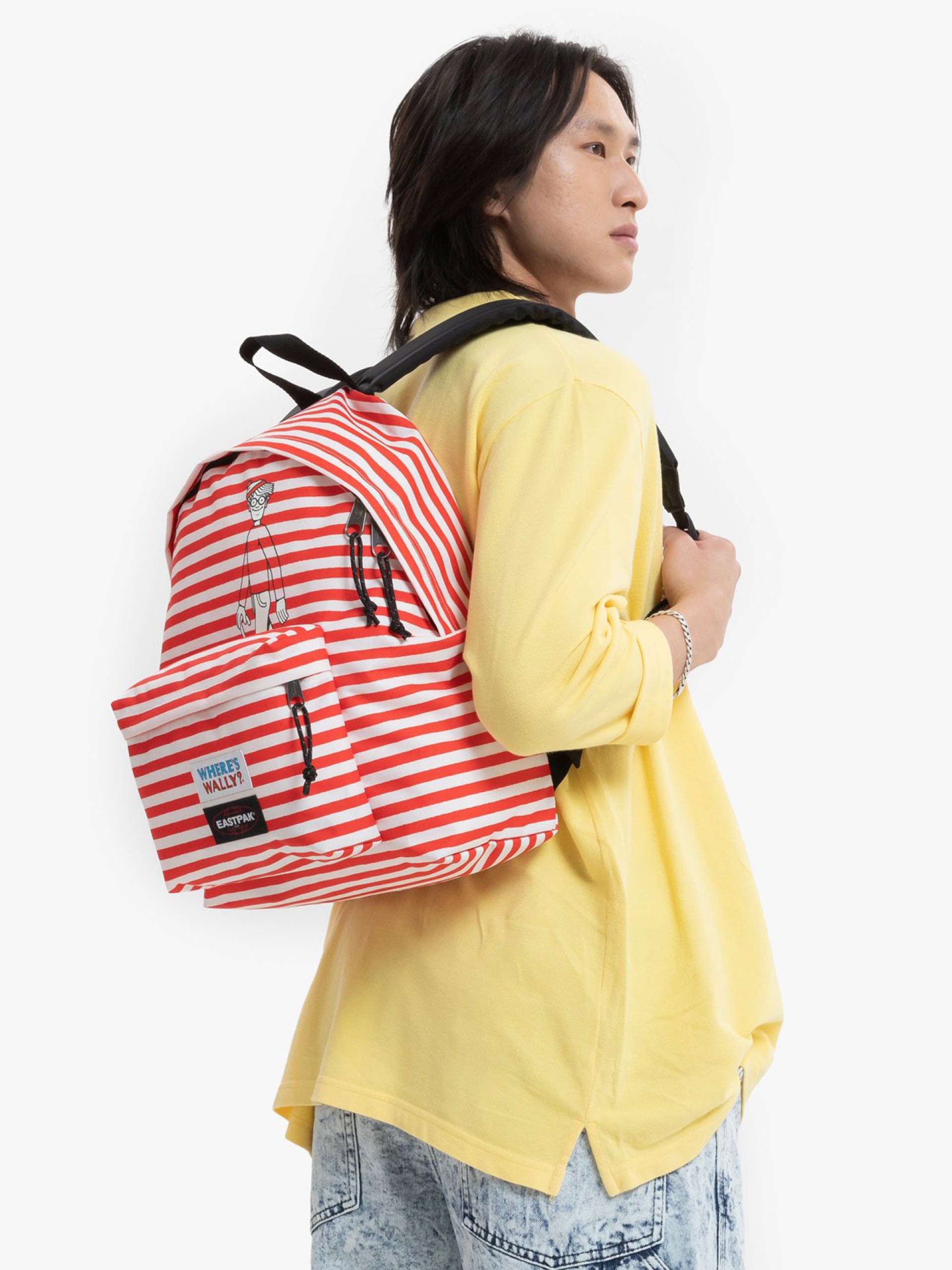 Eastpak Padded Pak'R Wally Silk Stripe Backpack