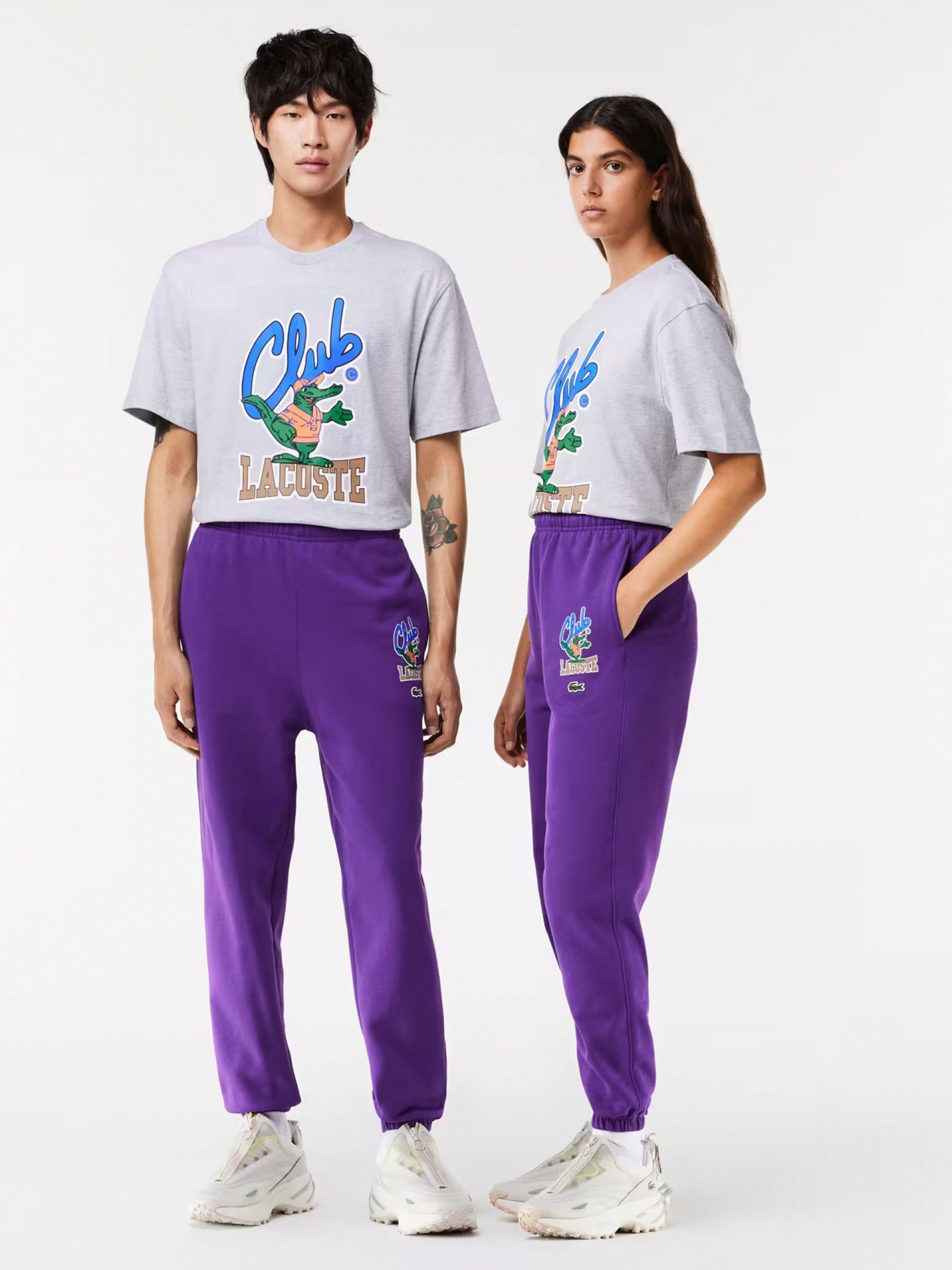 Calças Lacoste Iconic Print Jogger Track