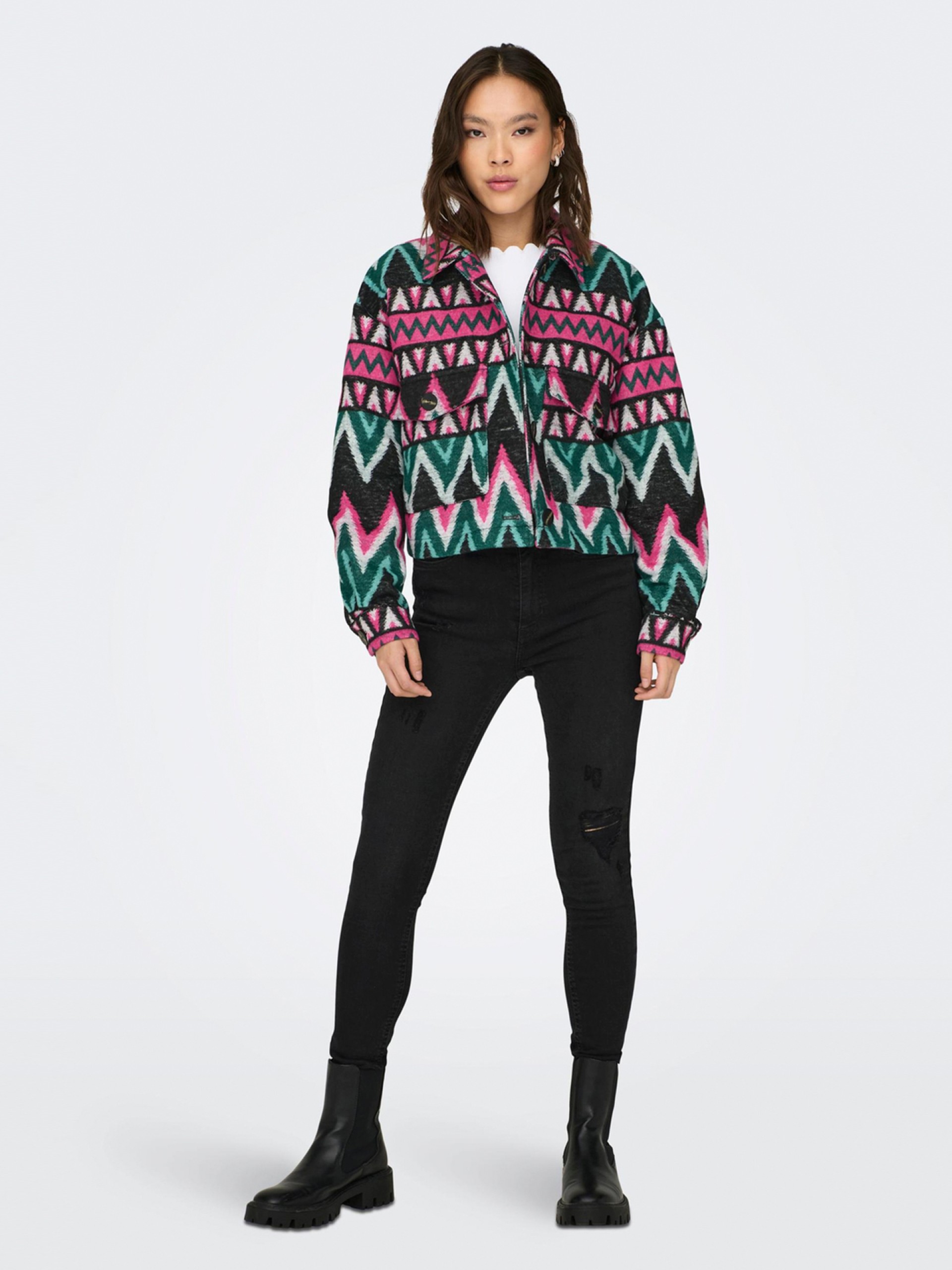 Casaco Only ONLPil Aztec Otw