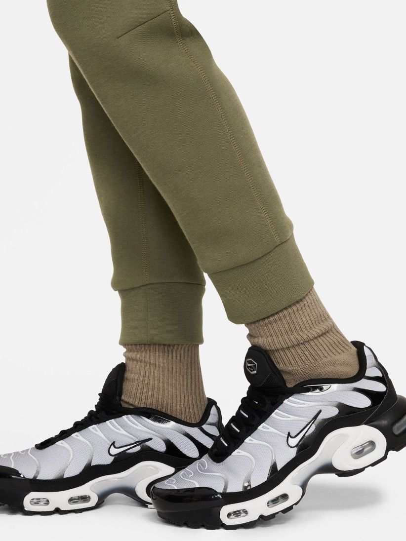 Pantalon Nike Sportswear Tech Fleece Kids Kaki