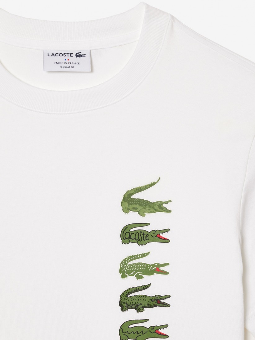 T-shirt Lacoste Regular Iconic Croc - TH3563-001