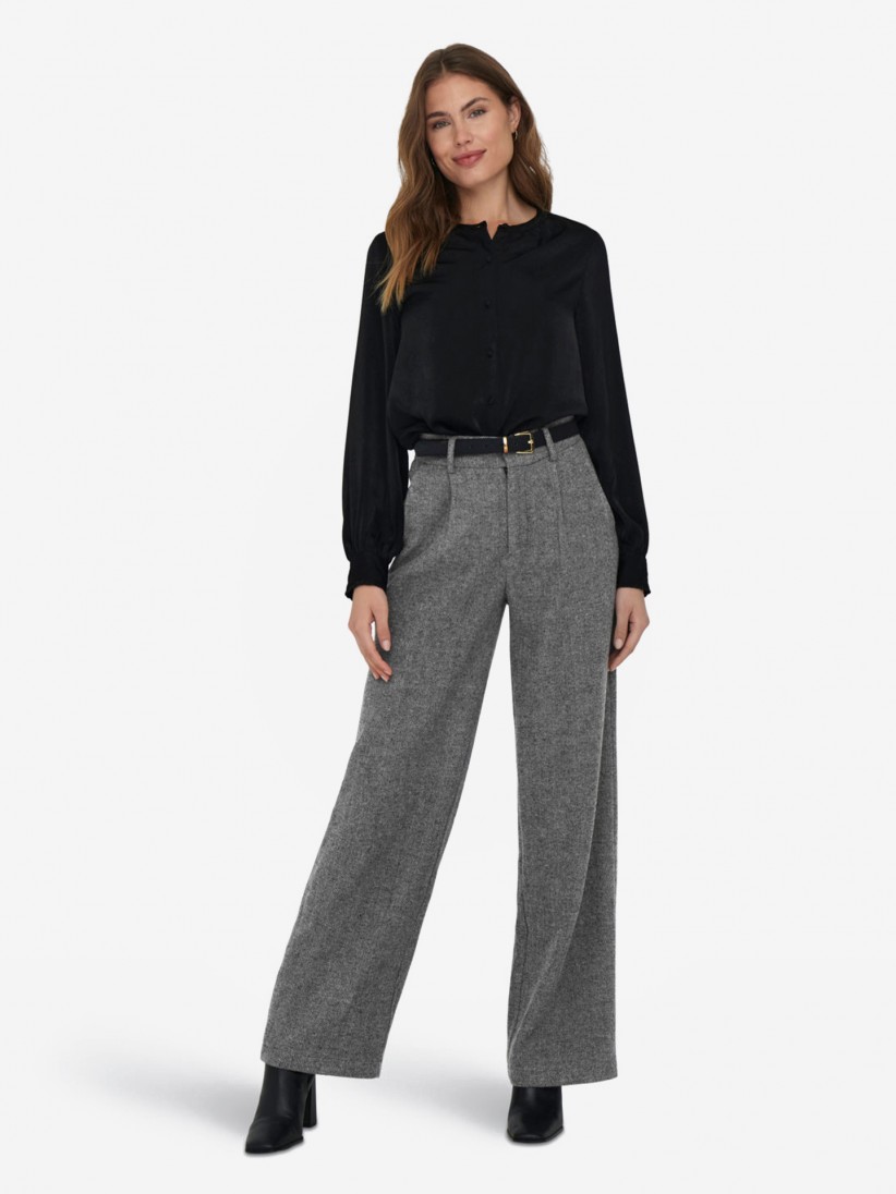 Only ONLCora Hw Hb Wide Tlr Rpt Trousers