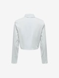 Only ONLNita Cropped Simili Button Wvn Shirt