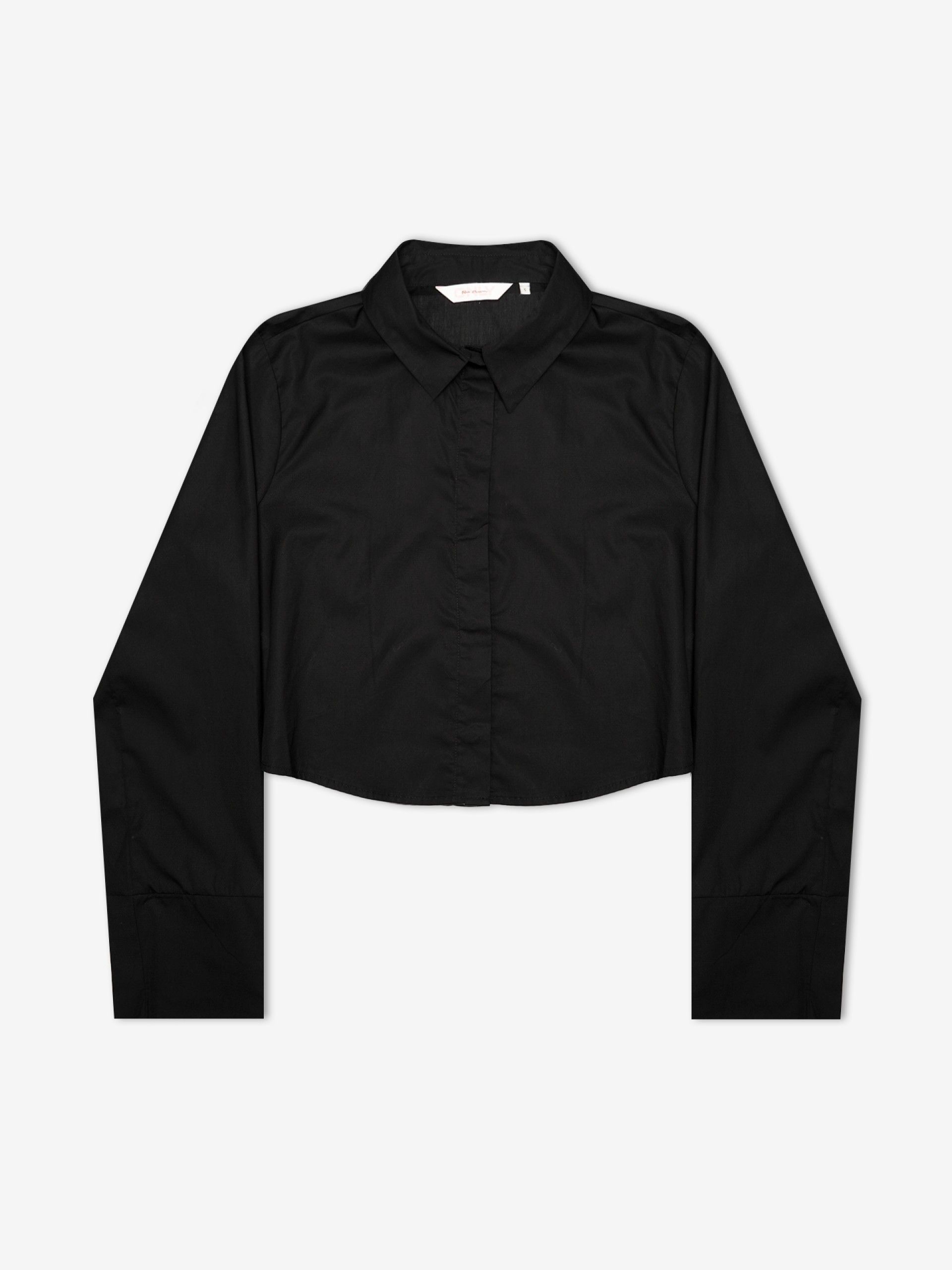 Camisa Only ONLNita Cropped Simili Button Wvn