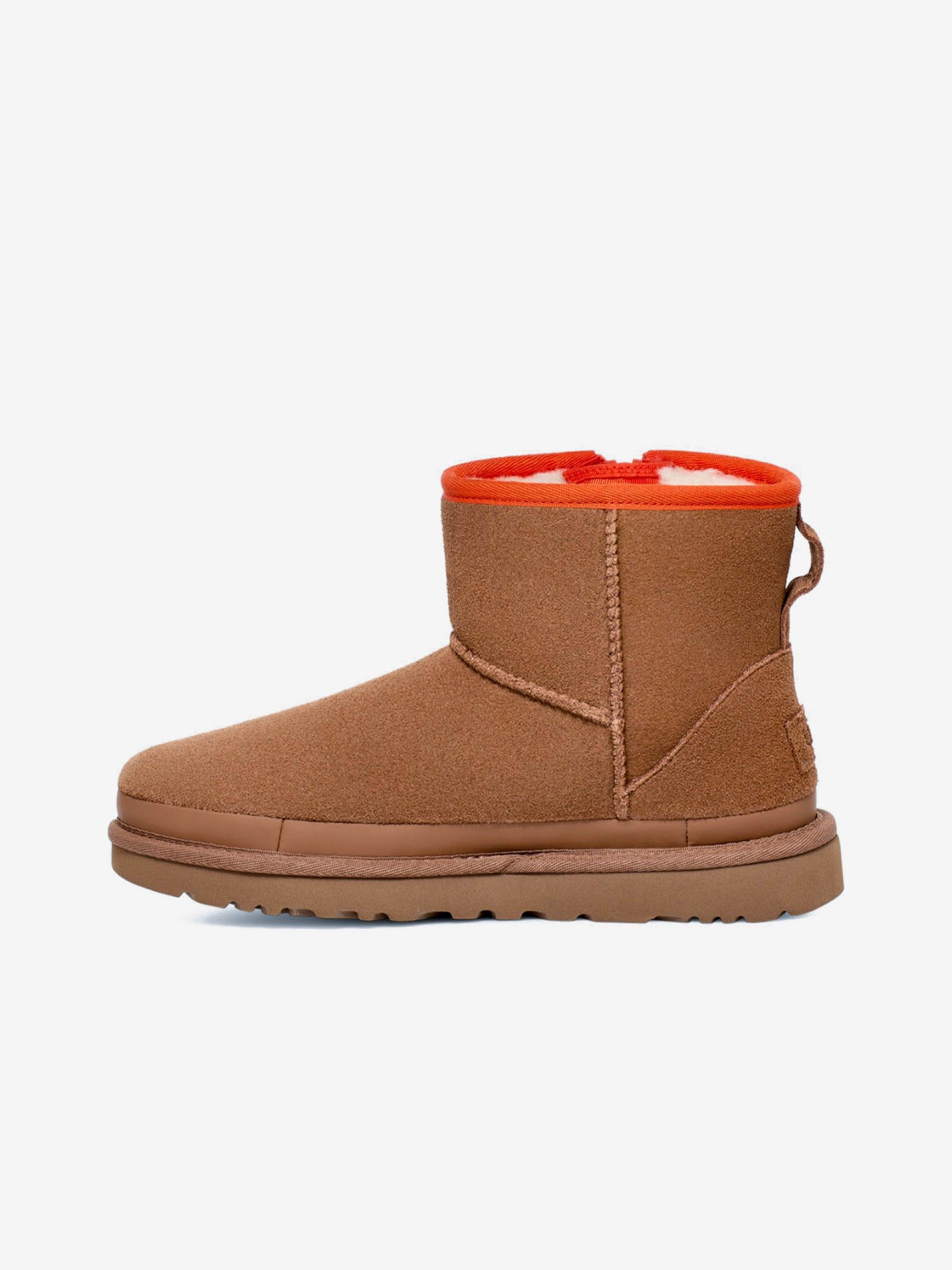 Botas Ugg Classic Mini Zipper Tape Logo Kids
