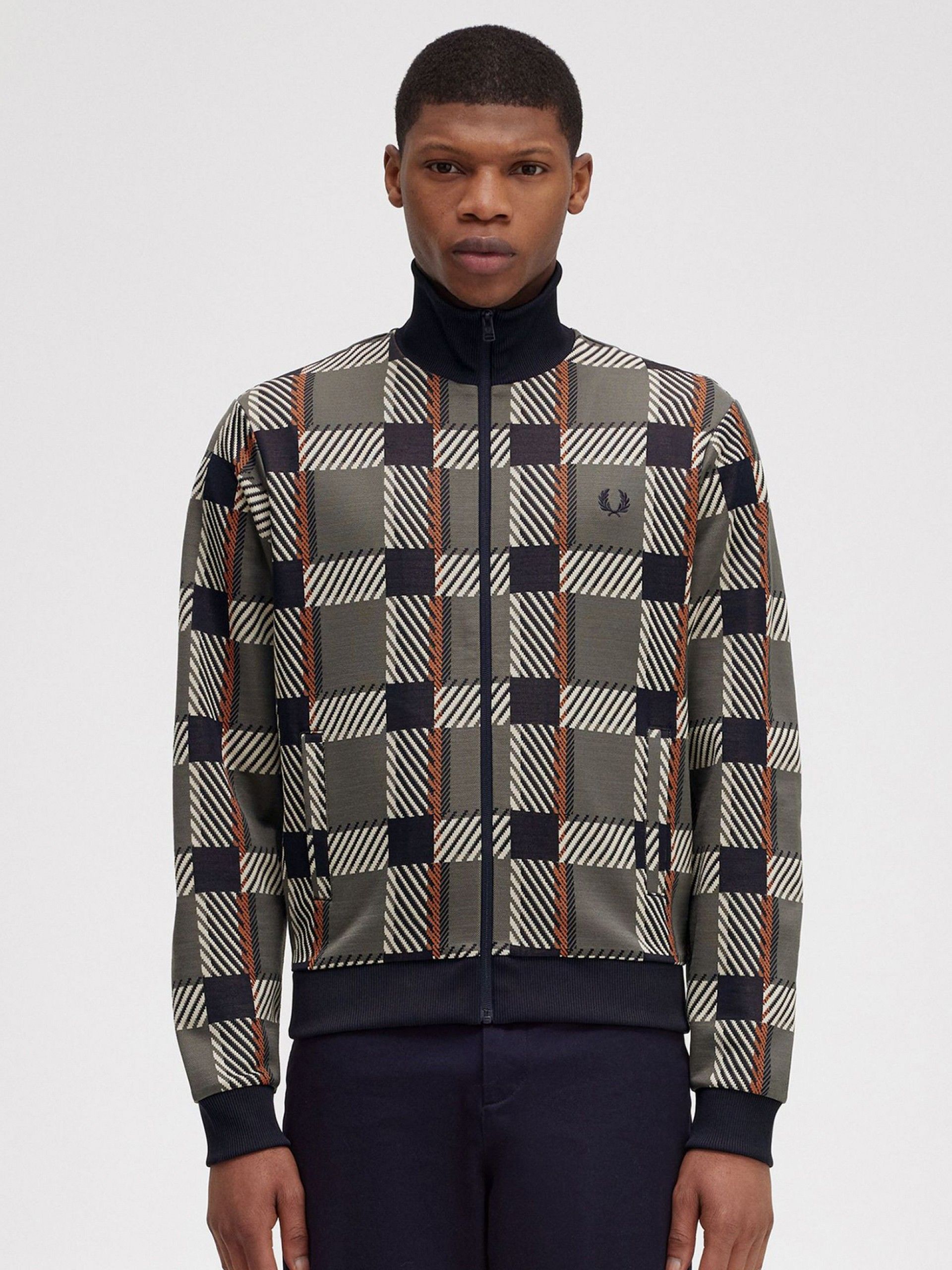 Casaco Fred Perry Glitch Tartan