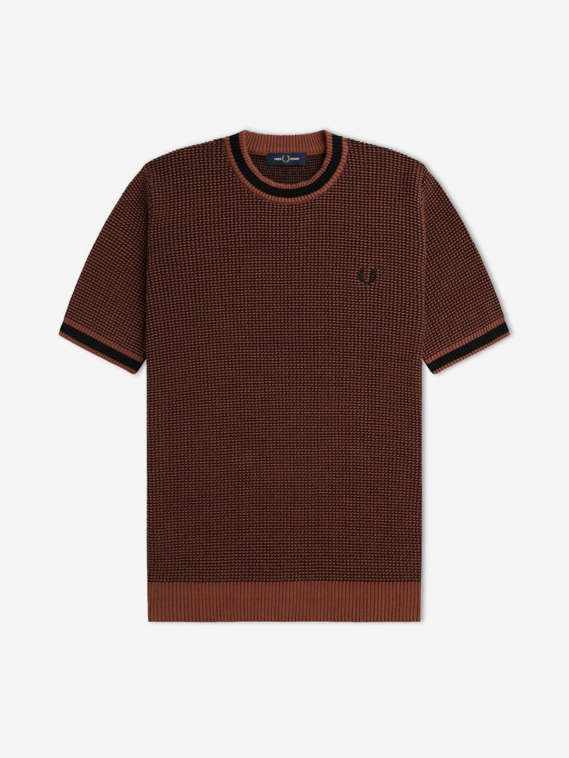 T-shirt Fred Perry Textured Knit