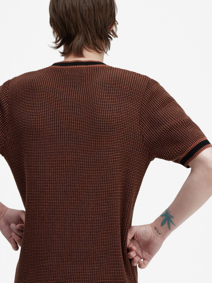 Fred Perry Textured Knit T-shirt