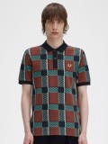 Polo Fred Perry Glitch Tartan