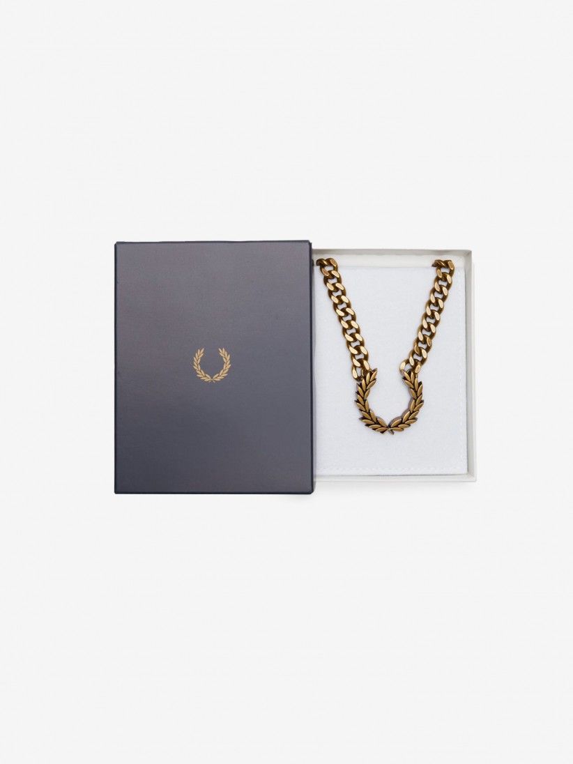 Fred Perry Chunky Laurel Wreath Necklace
