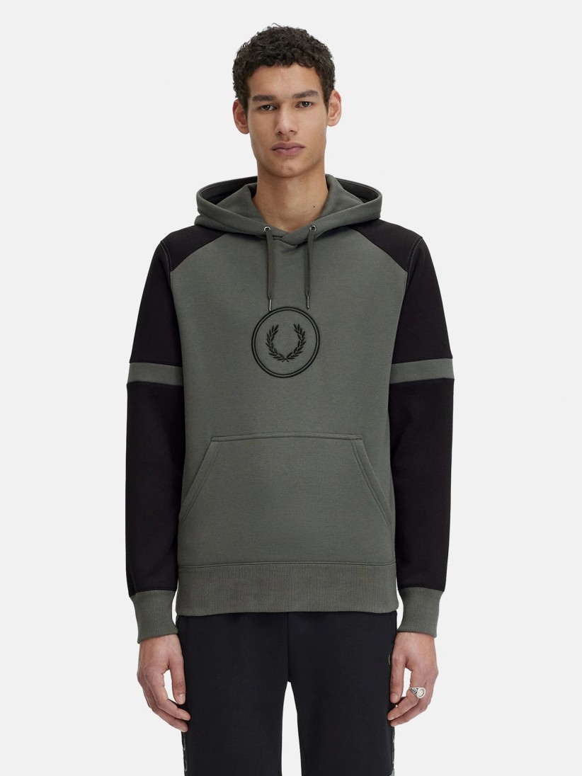Sudadera Fred Perry Color Block Hoodie