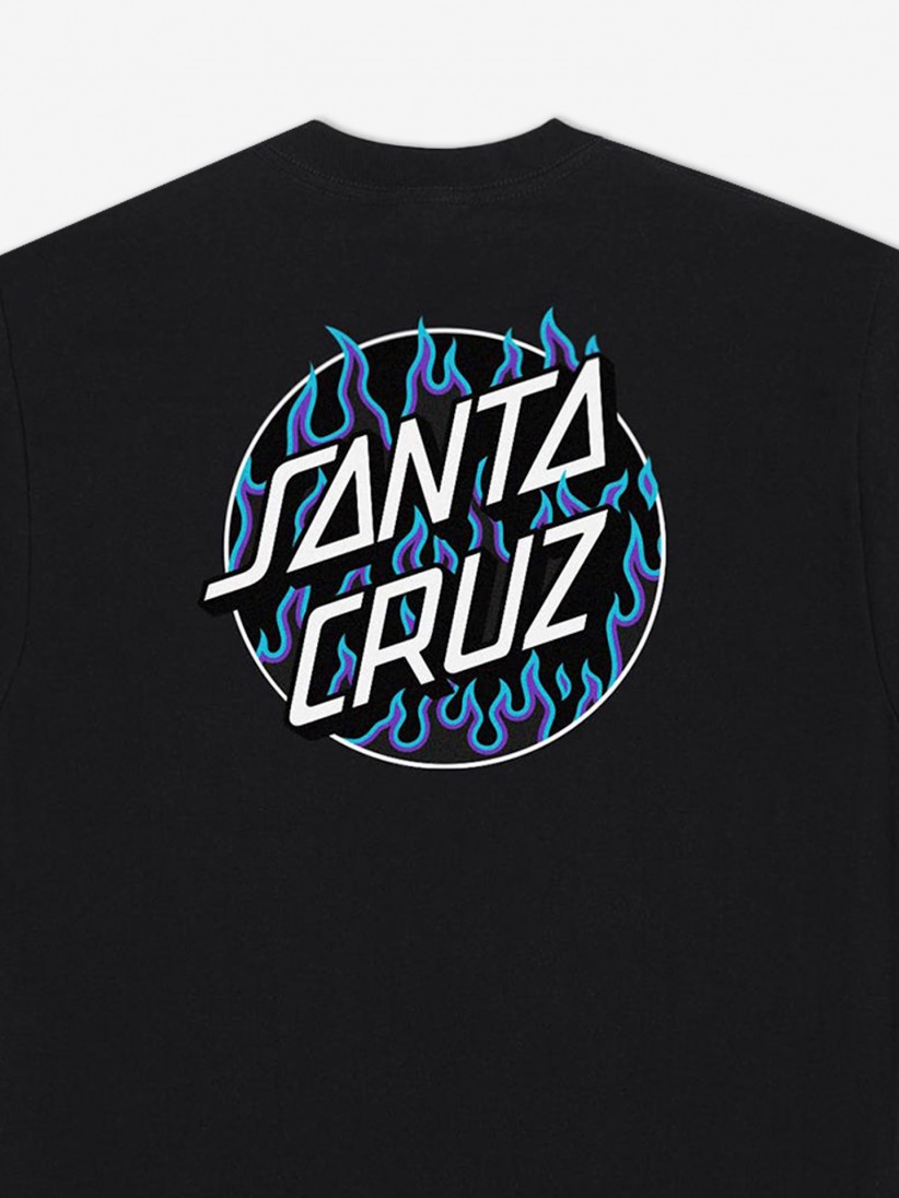 T-shirt Santa Cruz X Thrasher Flame Dot