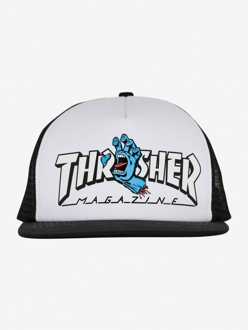 Gorra Santa Cruz X Thrasher Screaming Logo Trucker