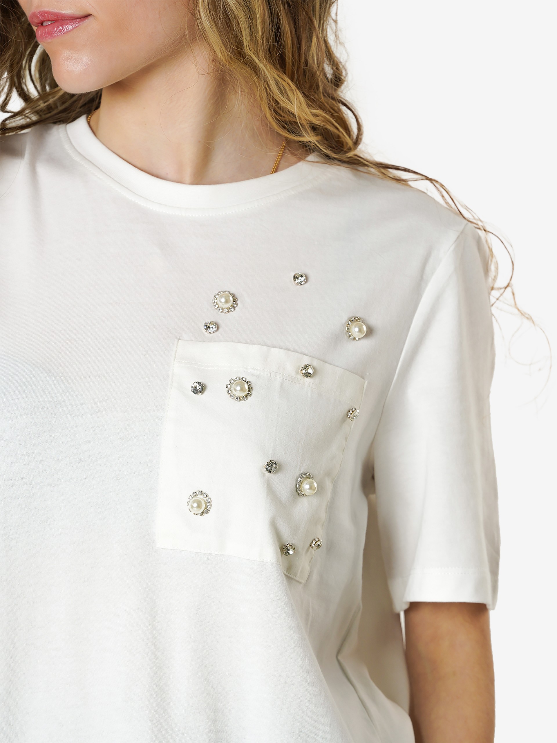 T-shirt Only ONLSally Life Pocket Bling