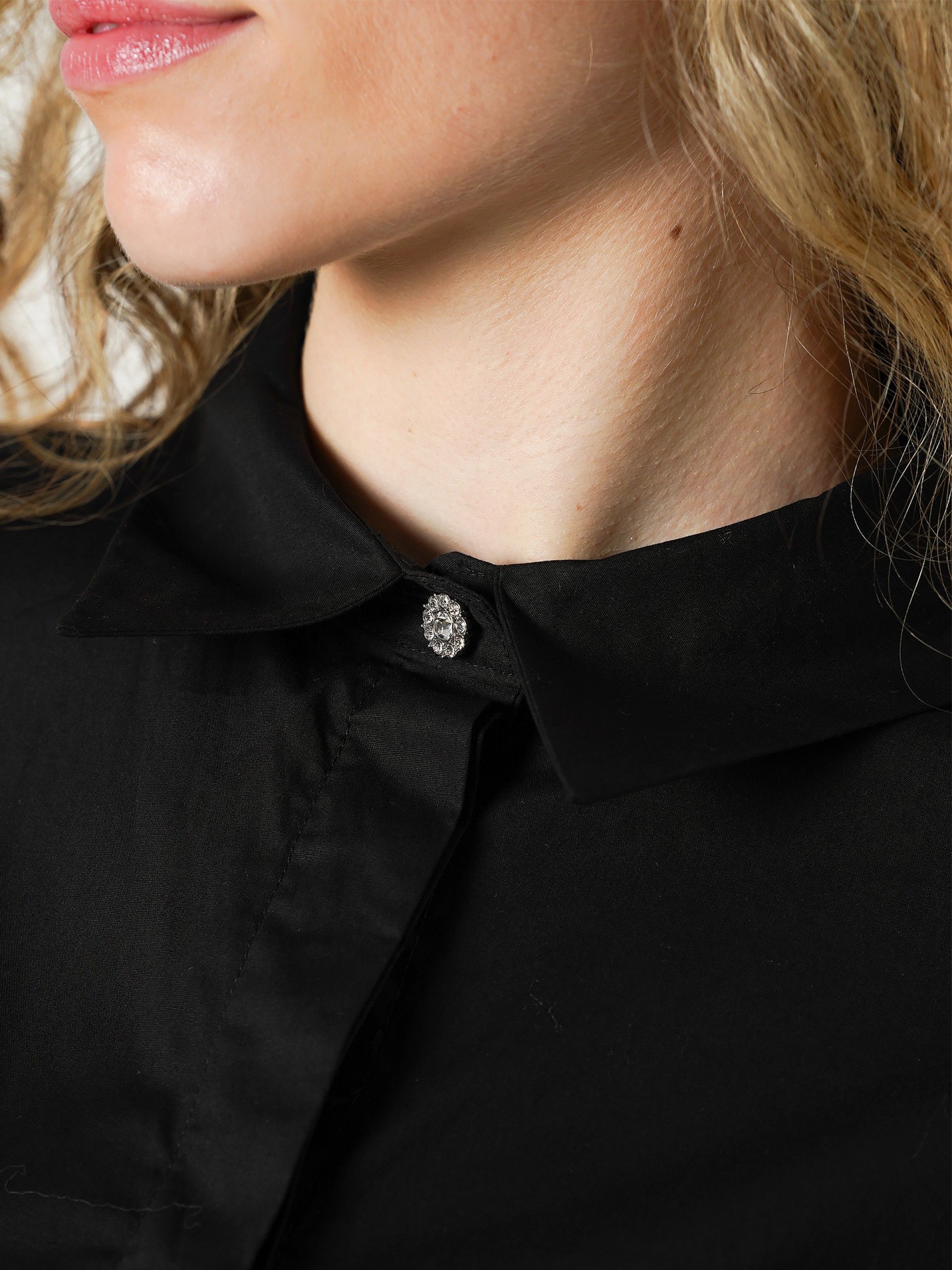 Camisa Only ONLNita Cropped Simili Button Wvn