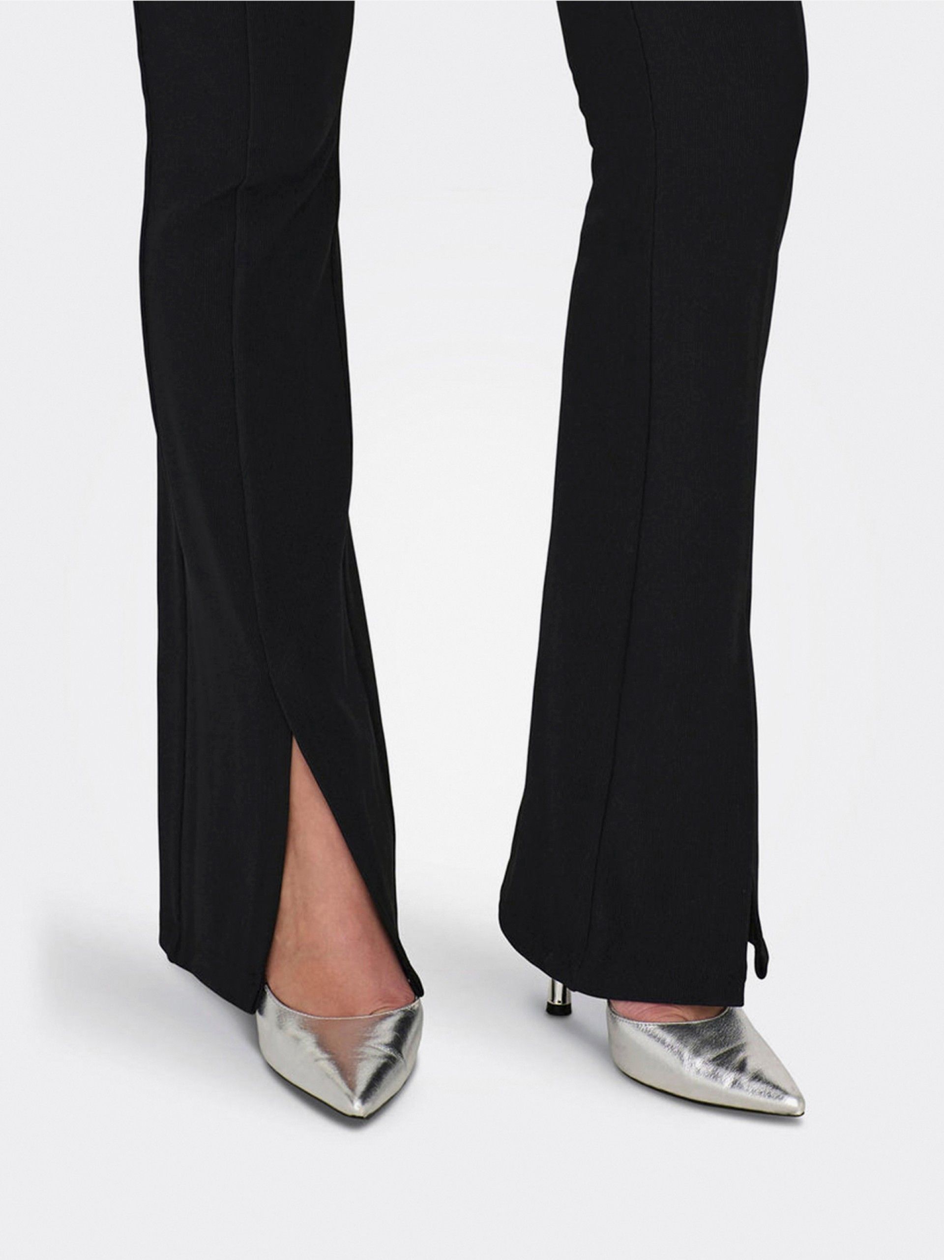 Calças Only ONLNaomi Hw Rib Slit Legging Pnt