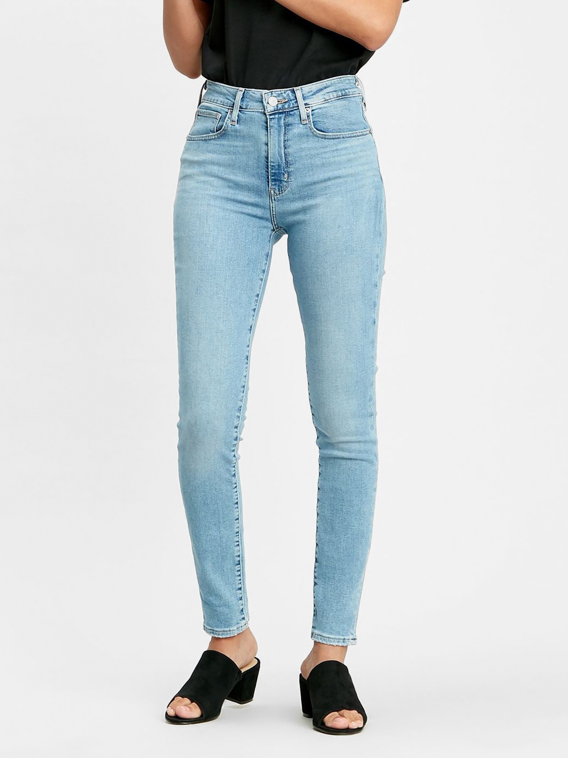 Calças de Ganga Levis 721 Hirise Super Skinny