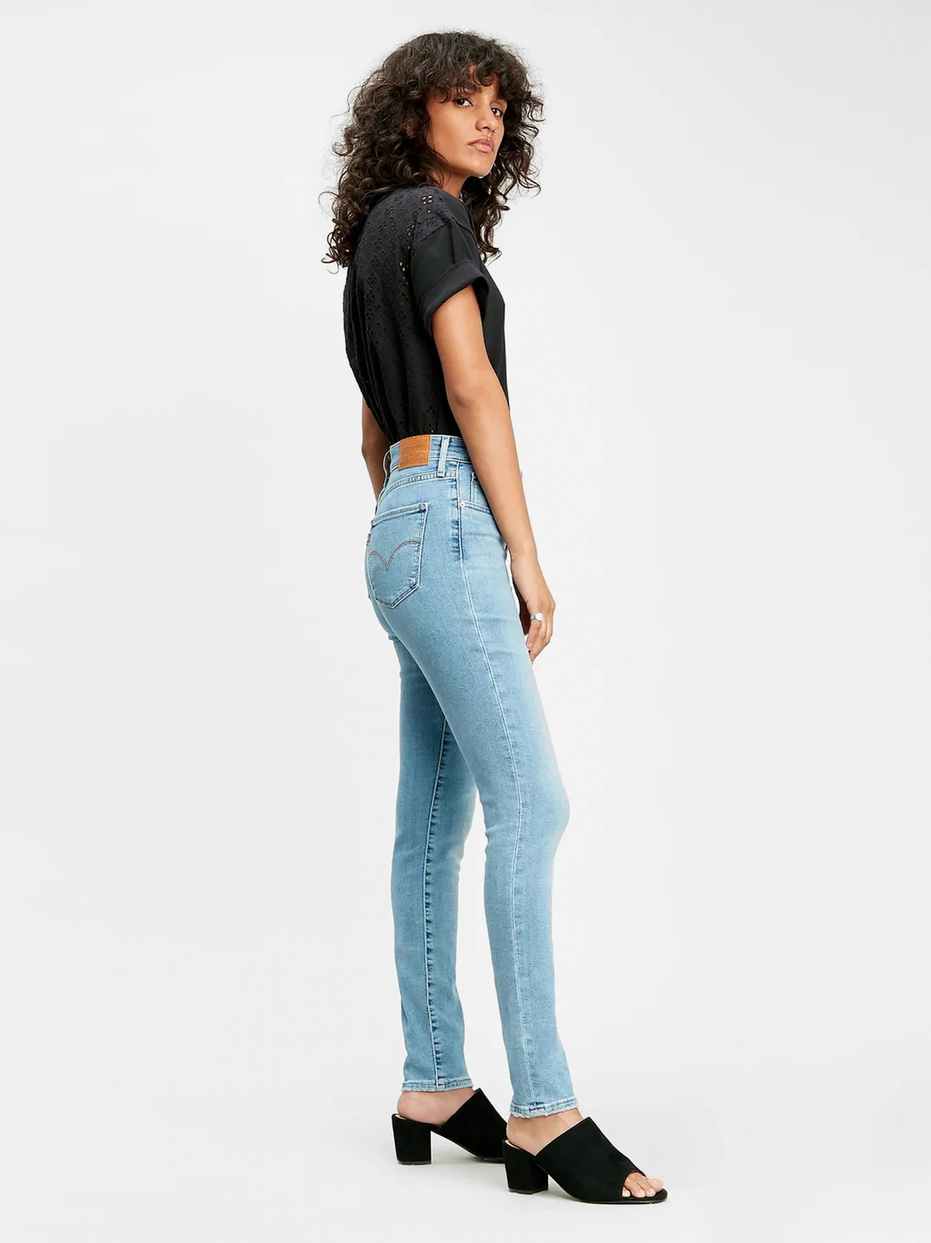 Calças de Ganga Levis 721 Hirise Super Skinny