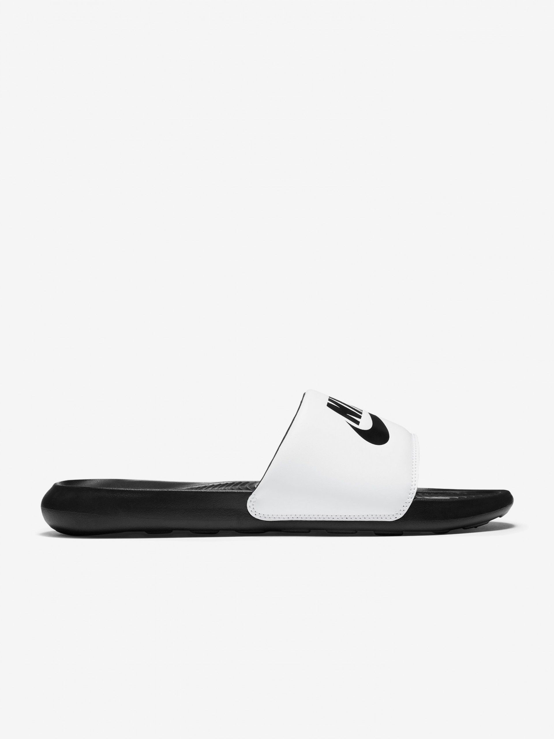Chanclas Nike Victori One Negras y Blancas Para Hombre