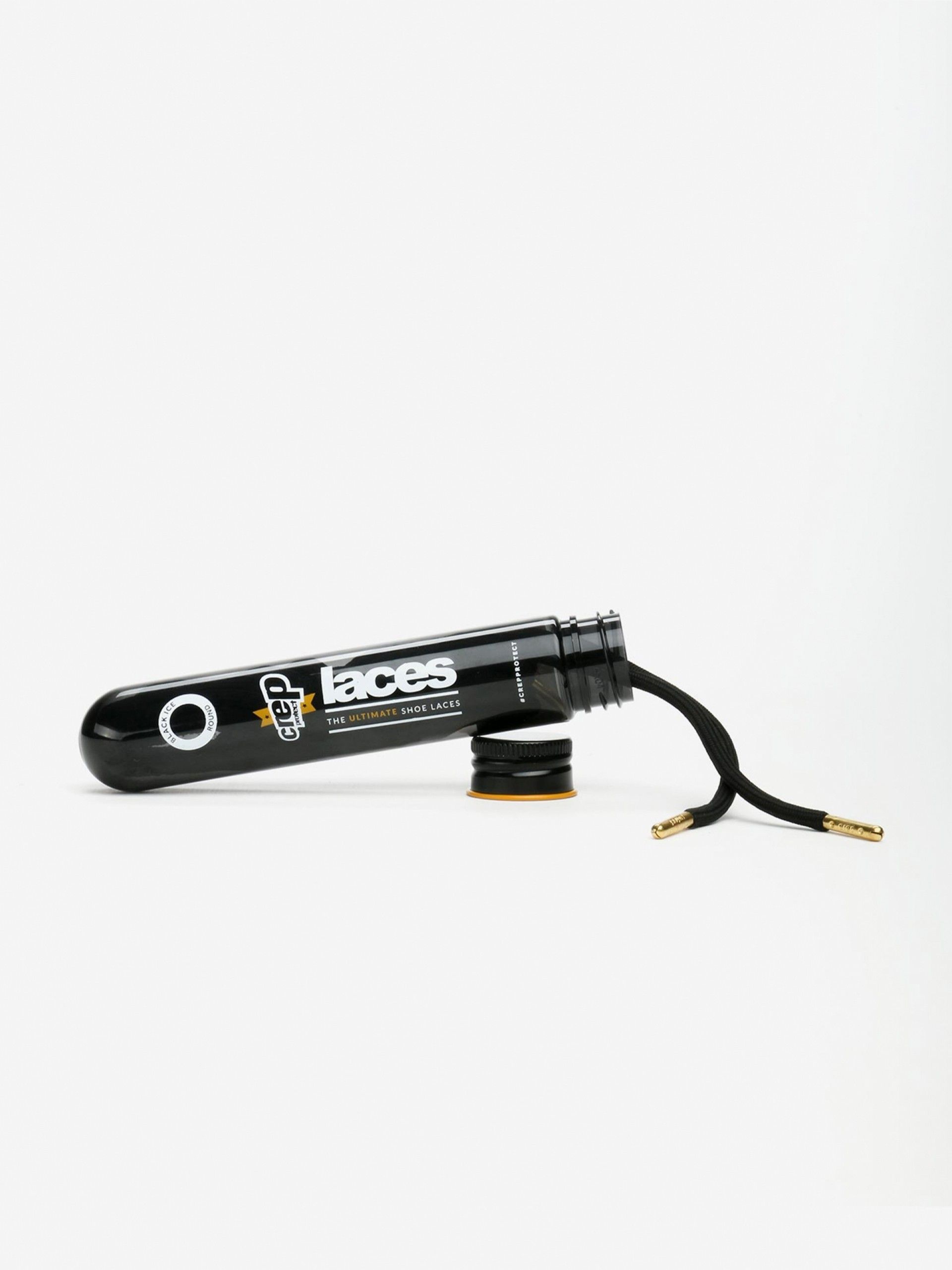 Crep Protect Black Round Laces