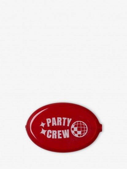 Party Crew Red White Coin Purse