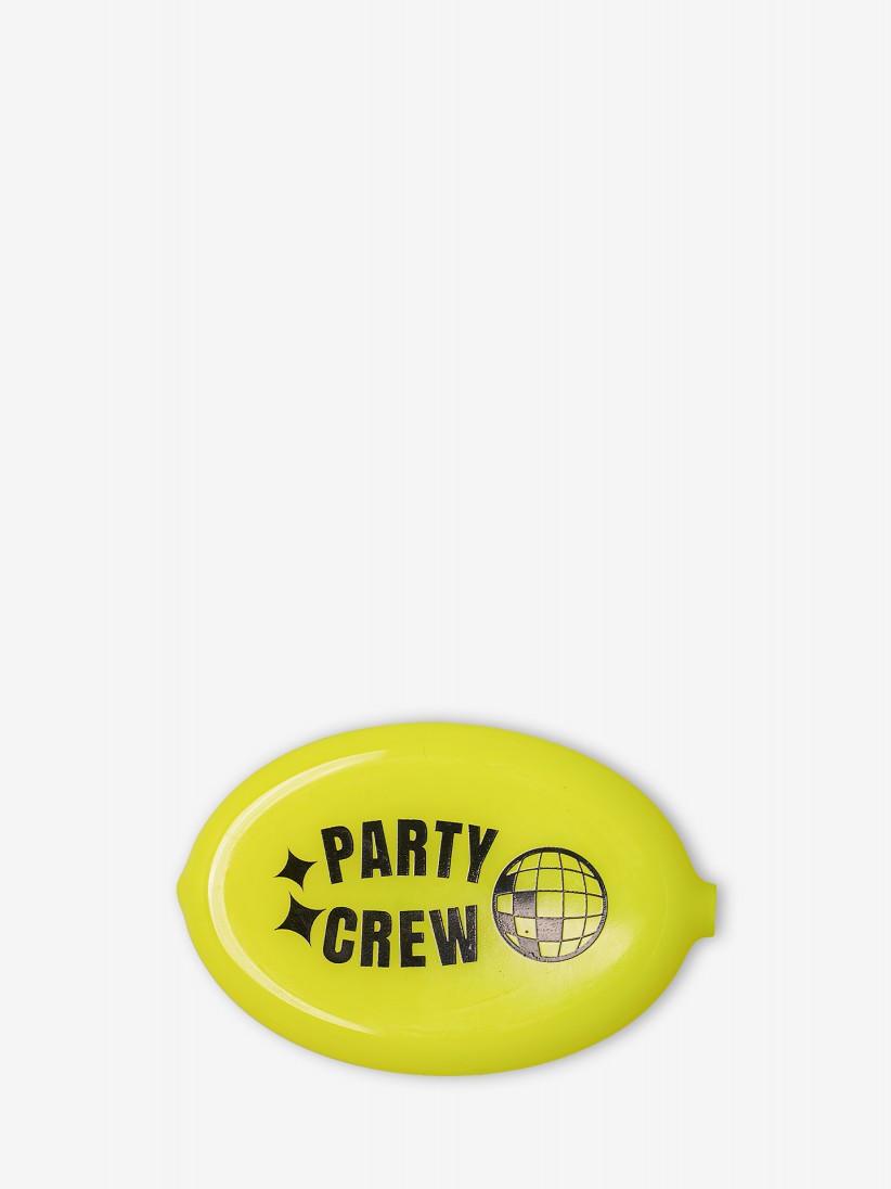 Party Crew Yellow Black Coin Purse