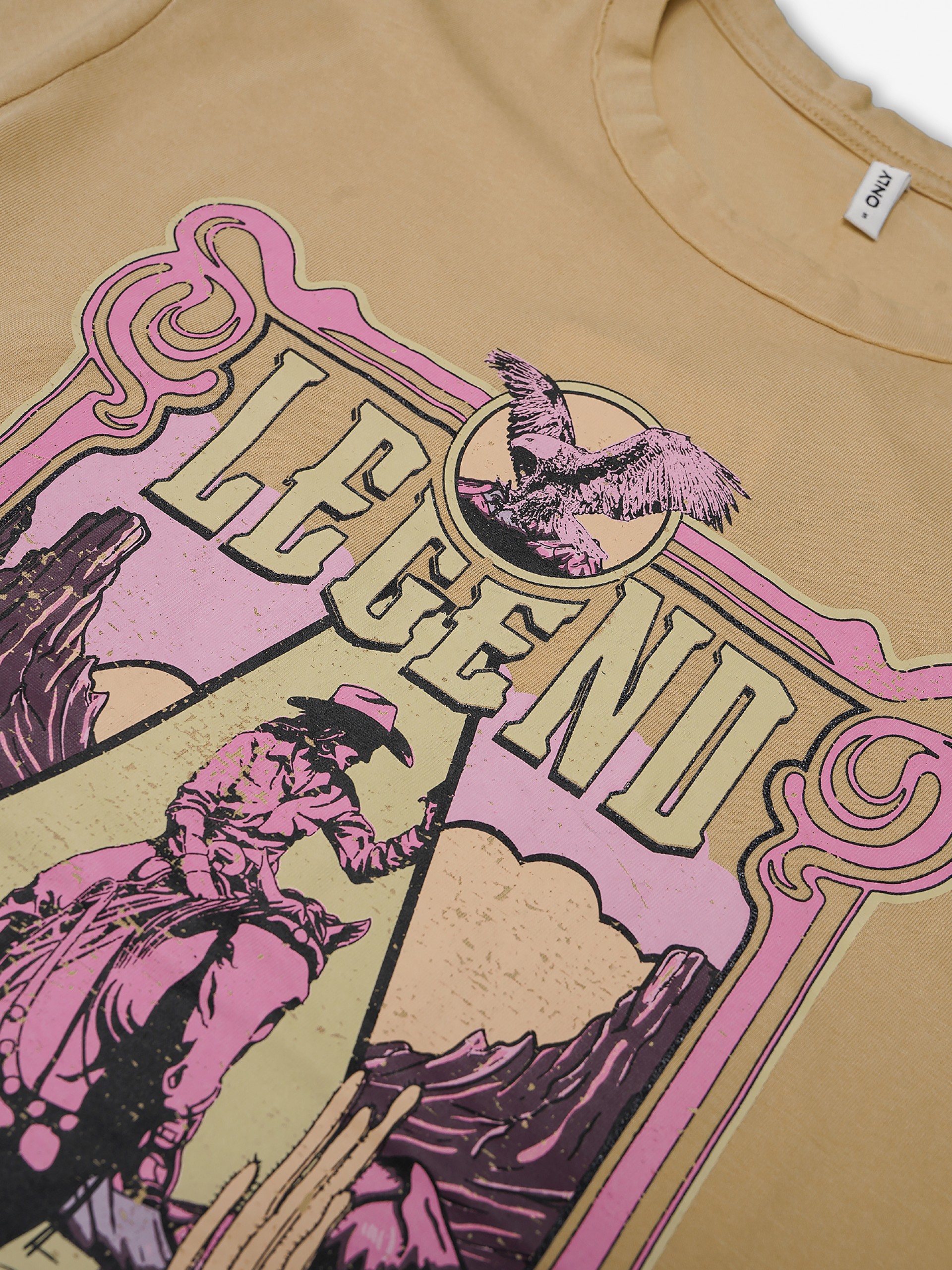 T-shirt Only Lucky Life Reg S/S Spirit Top Box Jrs