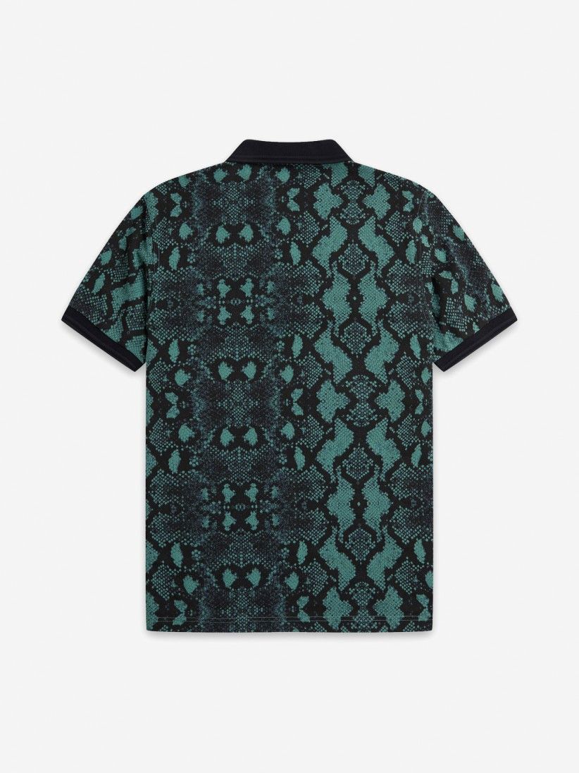 Polo Fred Perry Snake Print