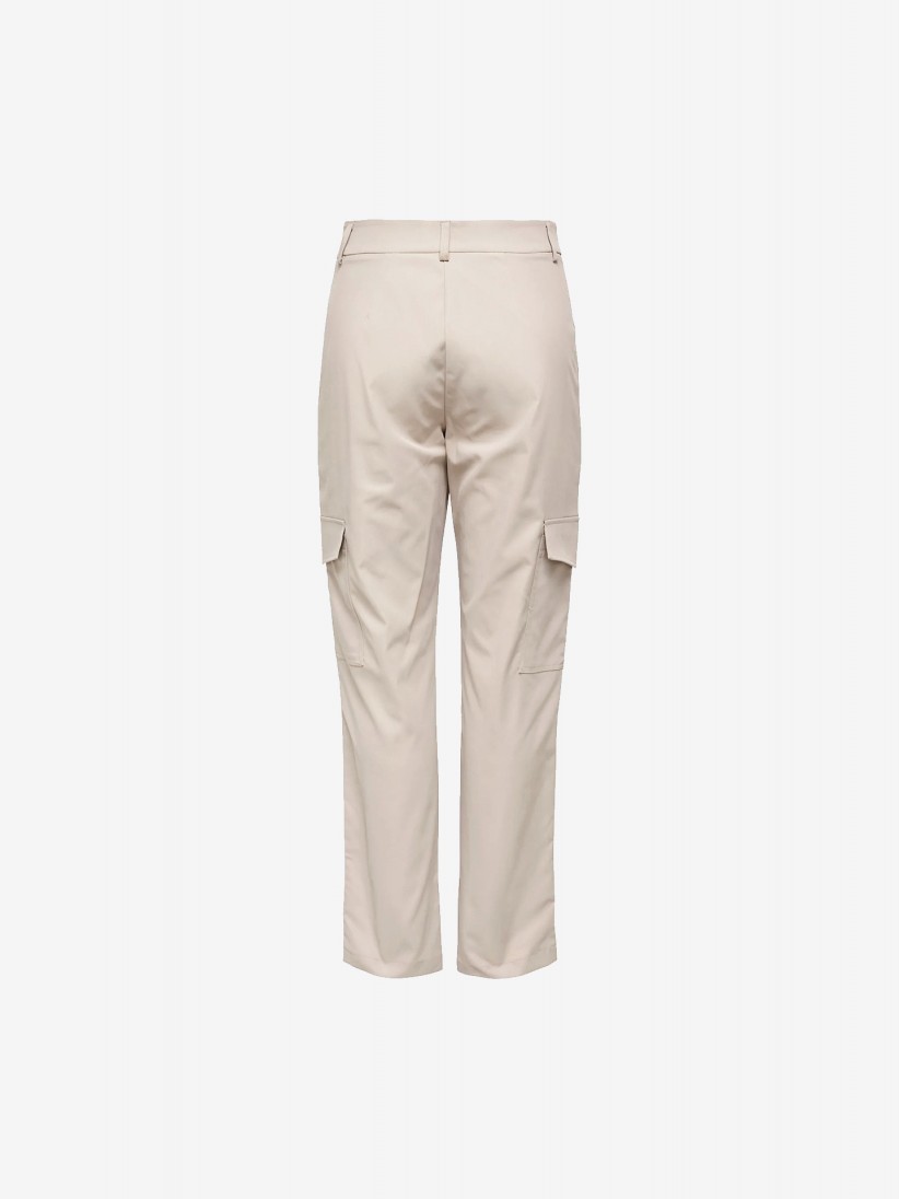 Only ONLEmber Hw Satin Cargo Pnt Trousers