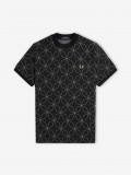 T-shirt Fred Perry Geometric