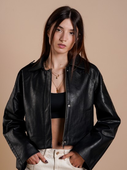 Only Vera Faux Leather Cc Otw Jacket