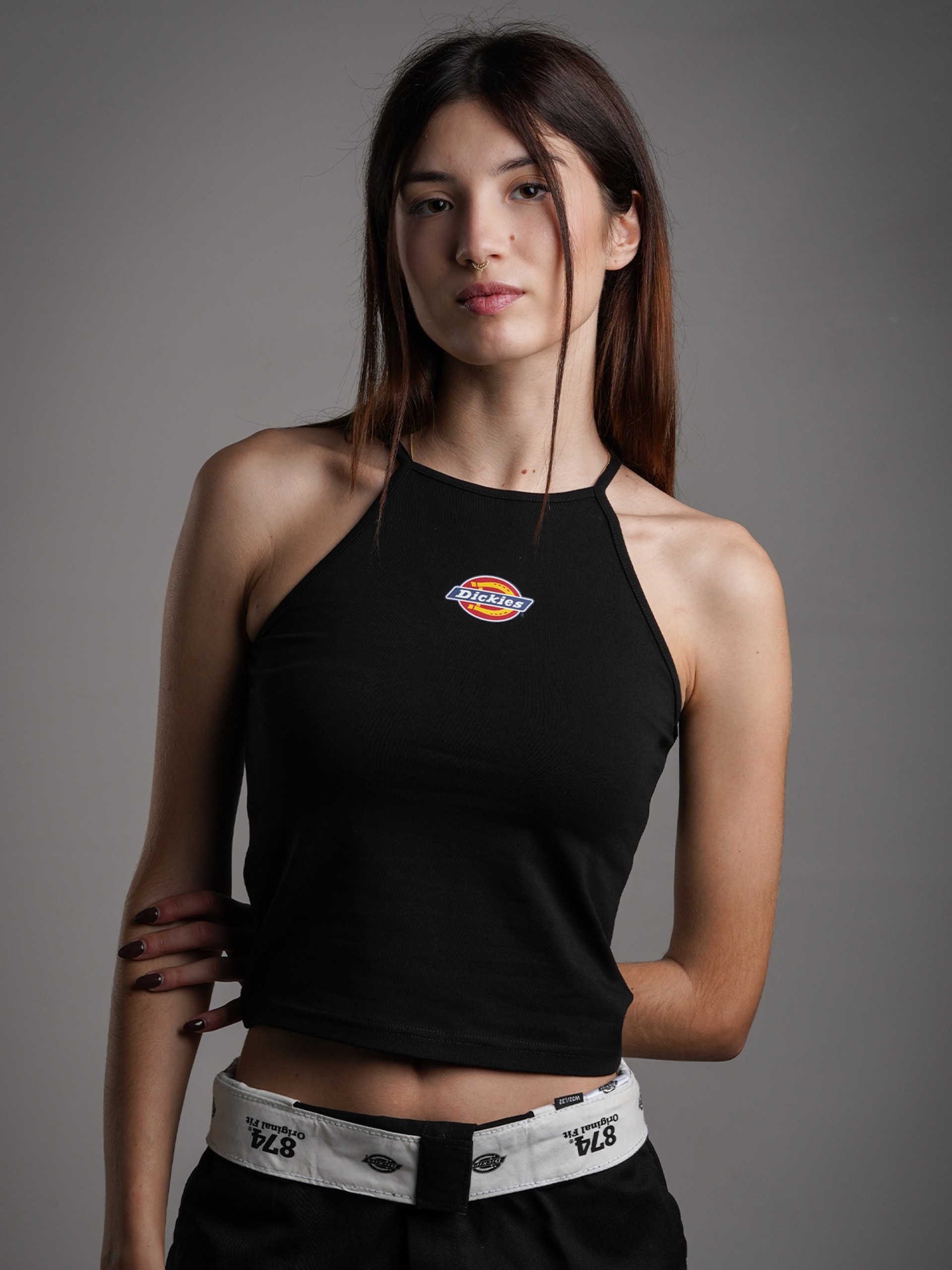 T-shirt Dickies Chain Lake Preta