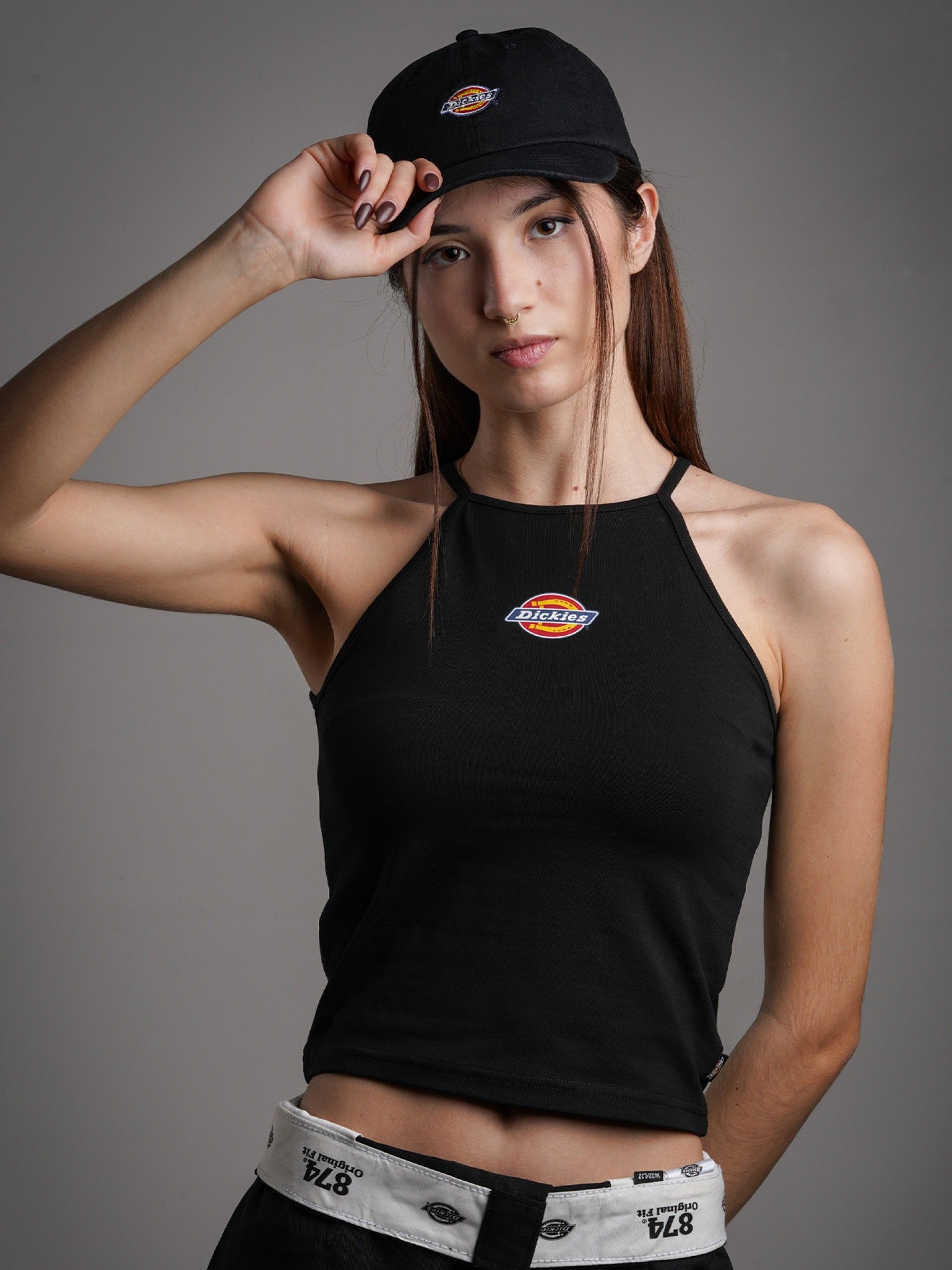 T-shirt Dickies Chain Lake Preta