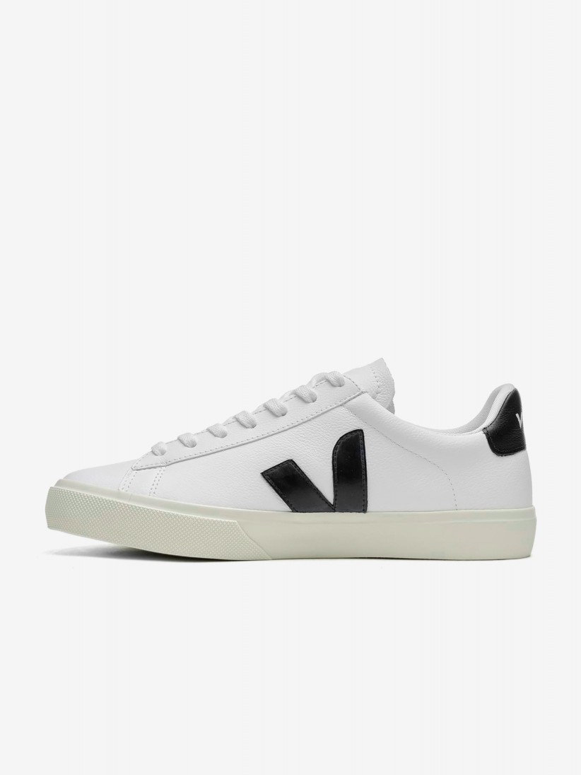 Sapatilhas VEJA Campo Chromefree Leather Brancas e Pretas