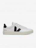 Sapatilhas VEJA Campo Chromefree Leather Brancas e Pretas