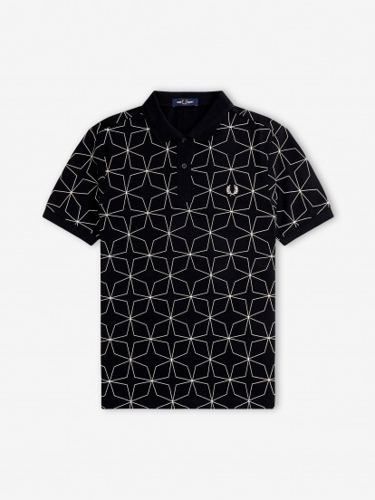 Fred Perry Geometric Polo Shirt