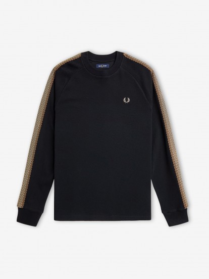Sudadera Fred Perry Tape Detail