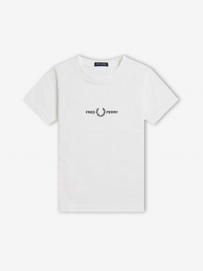 T-shirt Fred Perry Embroidery Kids