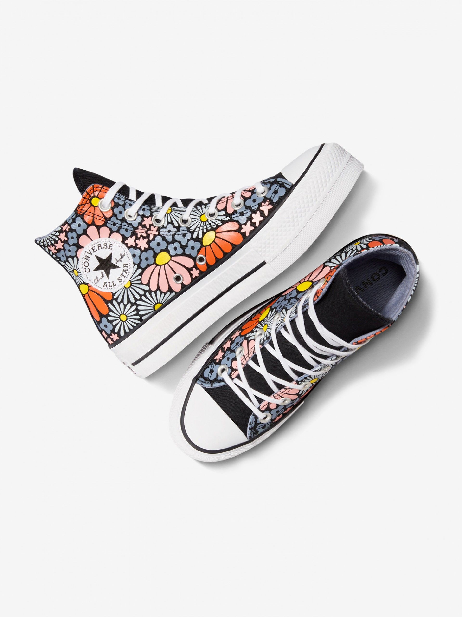 Sapatilhas Converse Chuck Taylor All Star Lift Platform Floral High Top