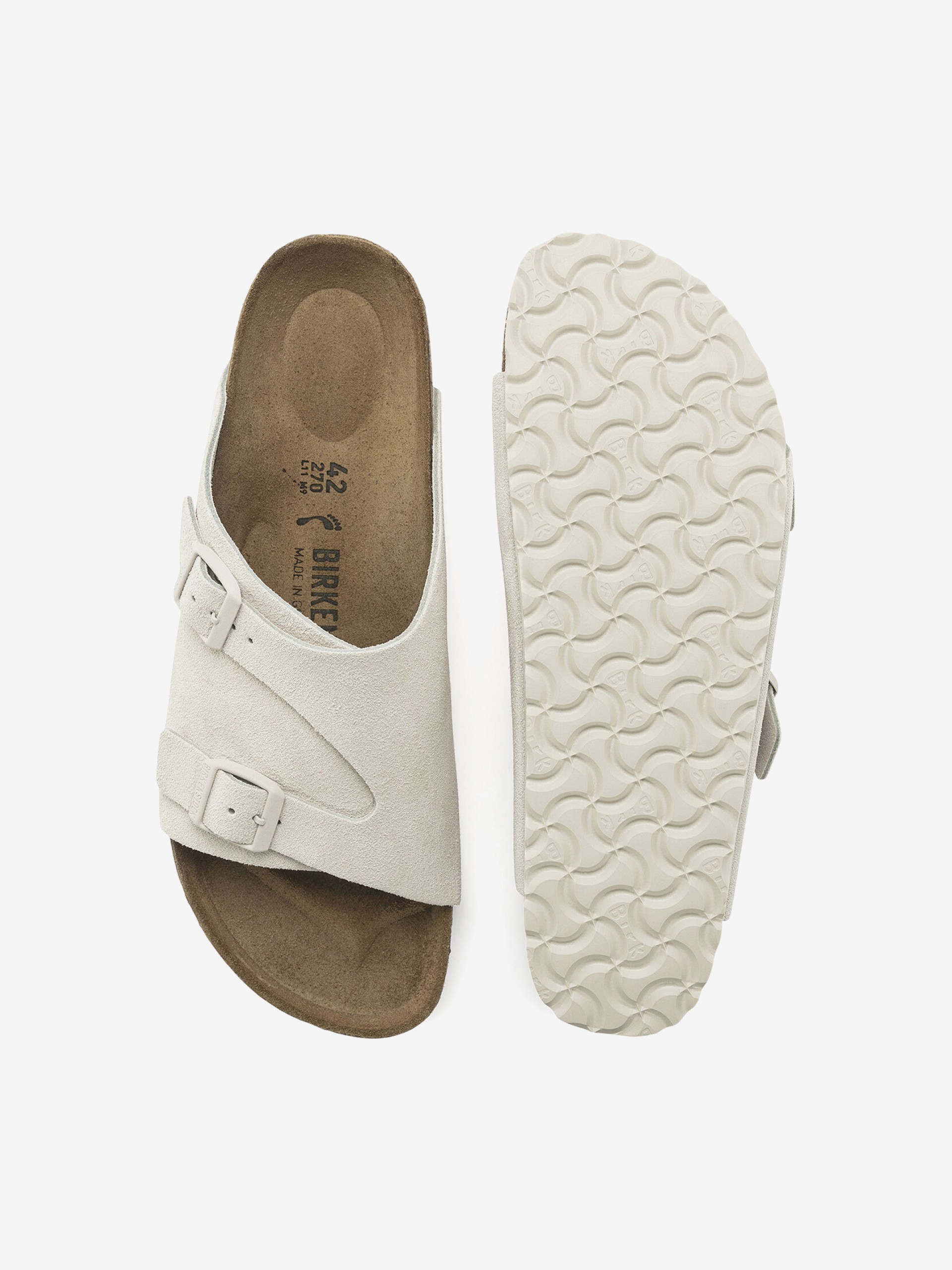 Chinelos Birkenstock Zurich Couro em Camurça