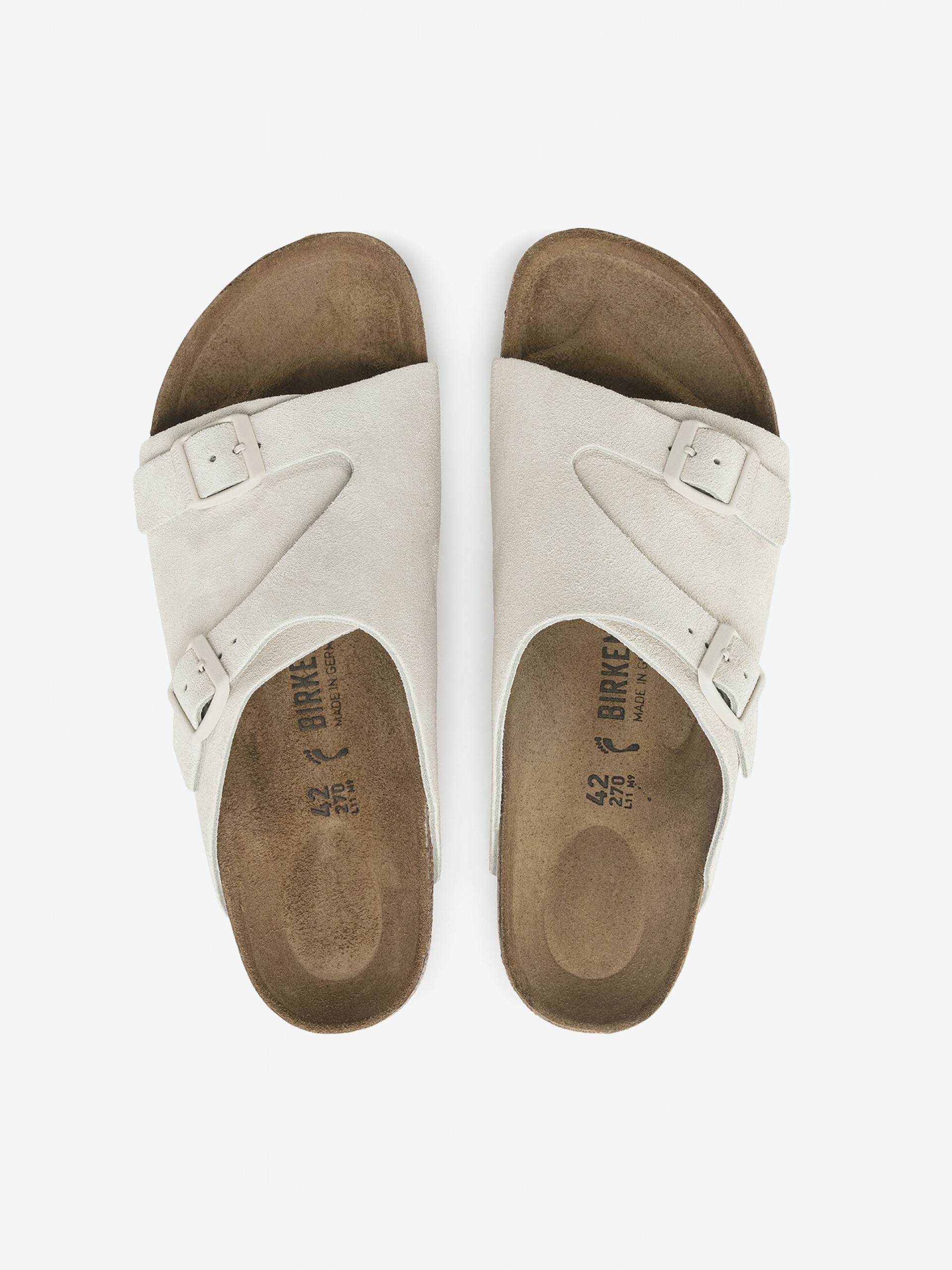 Chinelos Birkenstock Zurich Couro em Camurça