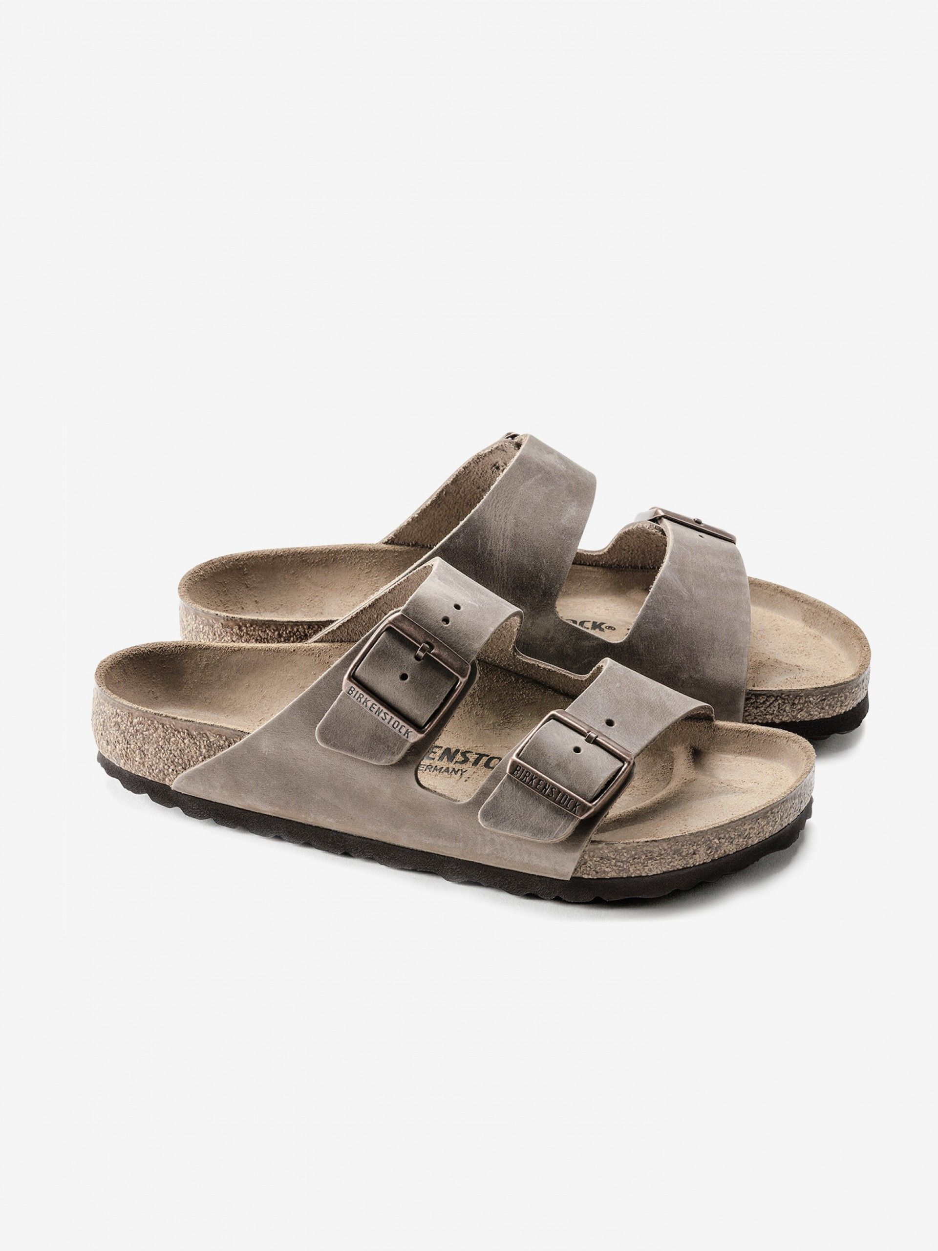 Chinelos Birkenstock Arizona Oiled Leather Castanhos