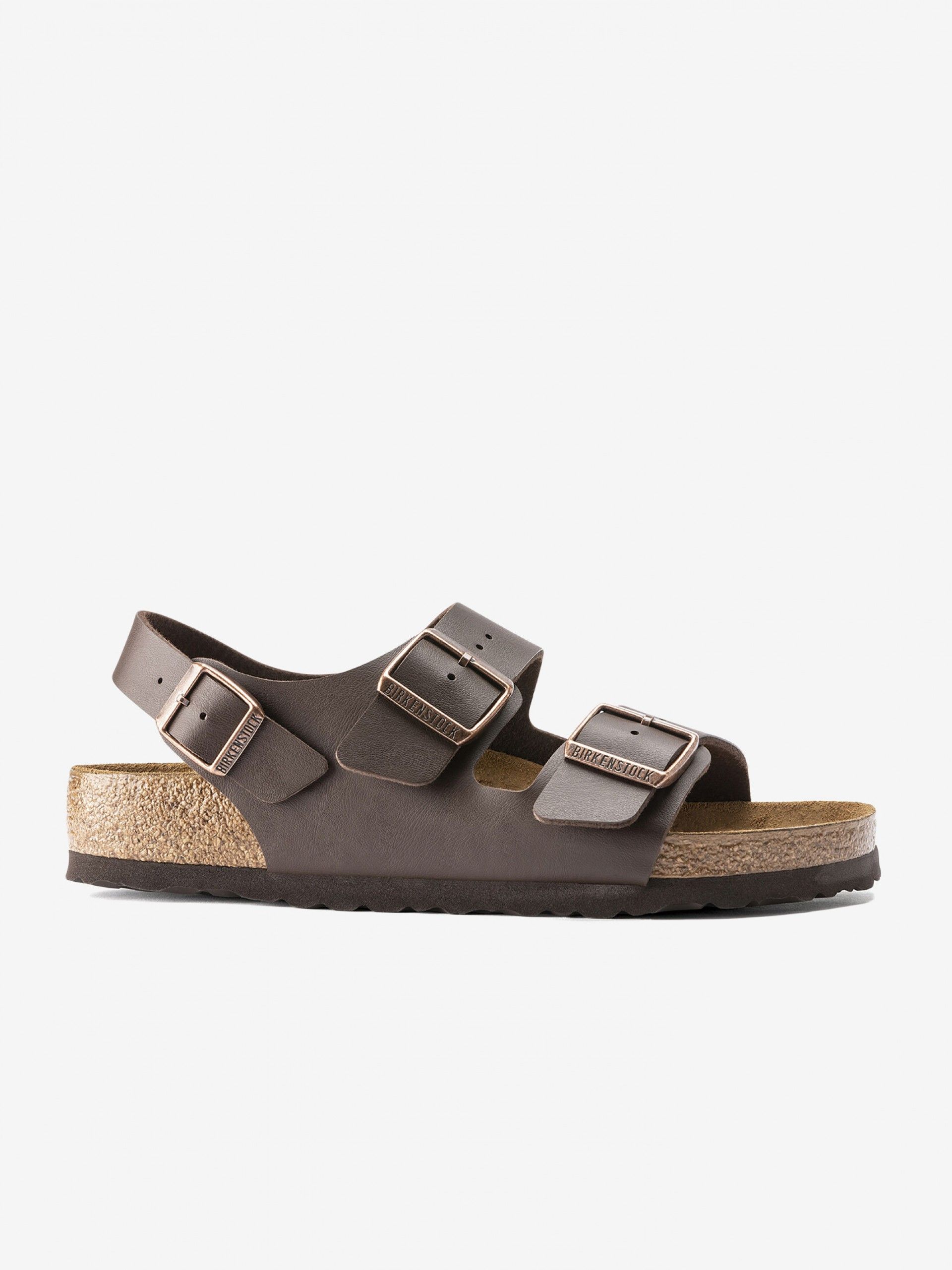 Birkenstock Milano Birko-Flor Brown Sandals